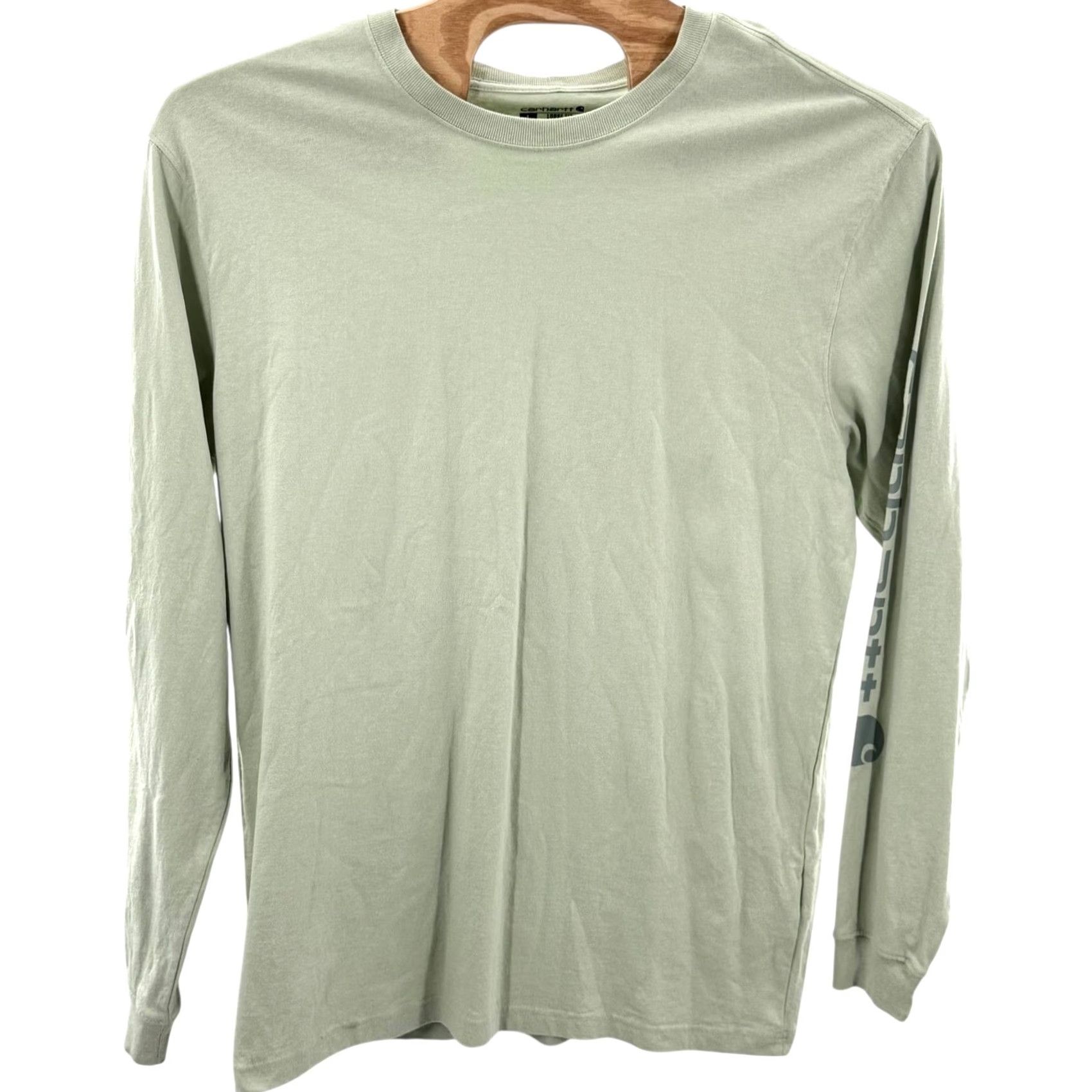 Carhartt Carhartt Long Sleeve Crew Neck Graphic Tee Loose Fit Big & Tall Green Men Shirt Size US L / EU 52-54 / 3 - 3 Thumbnail