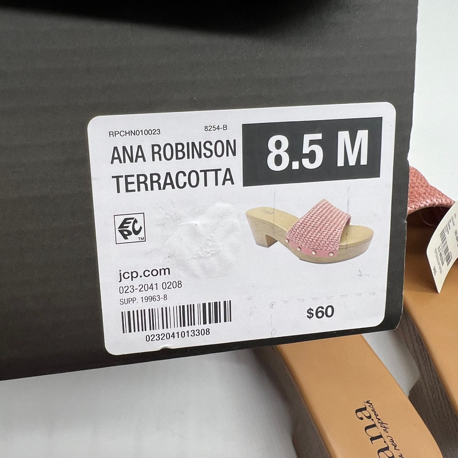 Other a.n.a Womens Robinson Heeled Sandals Terracotta Size US 8.5 / IT 38.5 - 10 Thumbnail