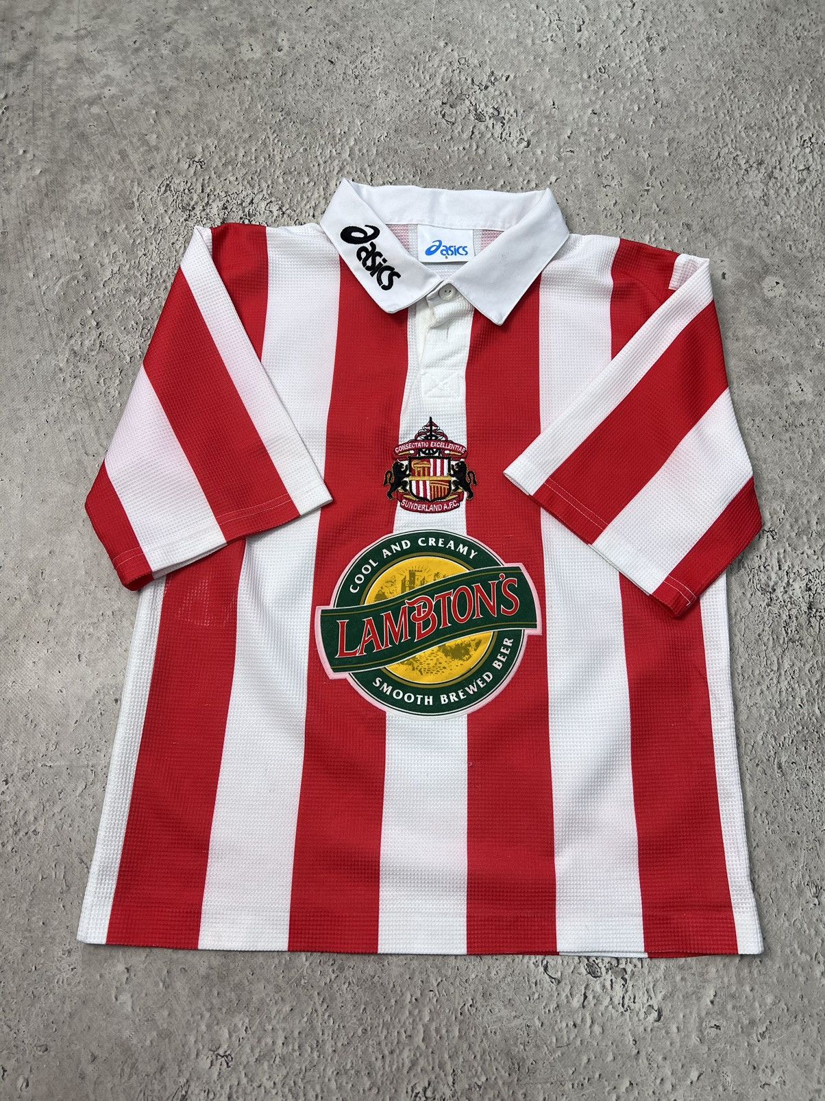 Asics × Vintage 1997/1998 Sunderland AFC ASICS Soccer Jersey Vintage Size US S / EU 44-46 / 1 - 1 Thumbnail