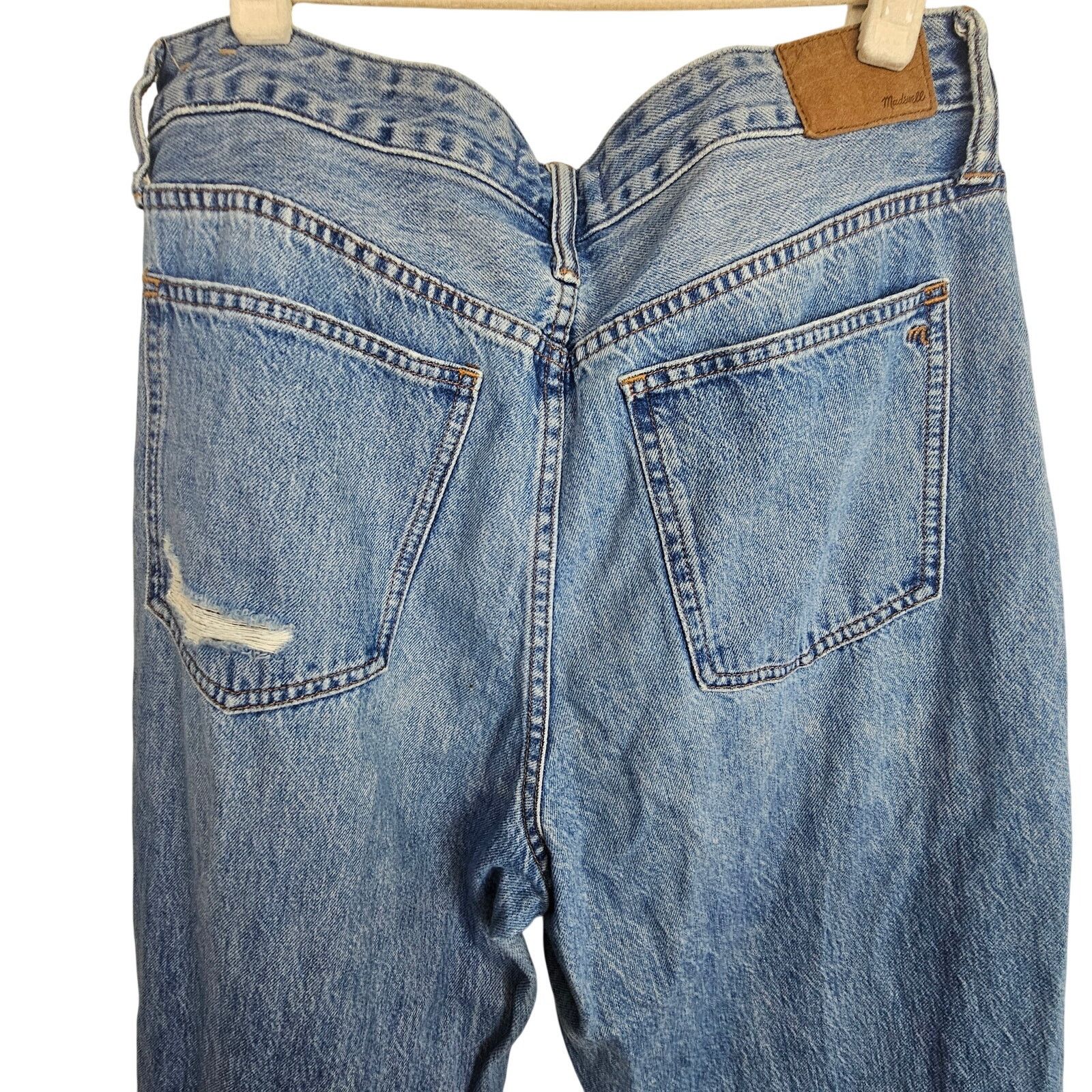 Madewell Madewell Womens The DadJean Sz 29 High Waist Distressed Size 33" - 7 Thumbnail