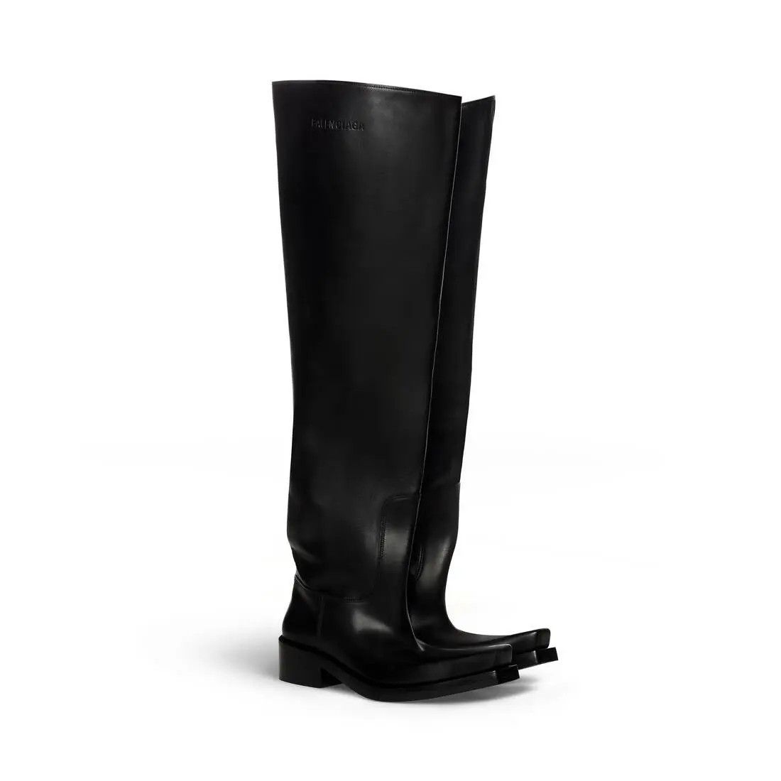 Balenciaga o1tr1nto1125 Santiago Over-the-Knee Boots in Black Size US 11 / EU 44 - 2 Thumbnail