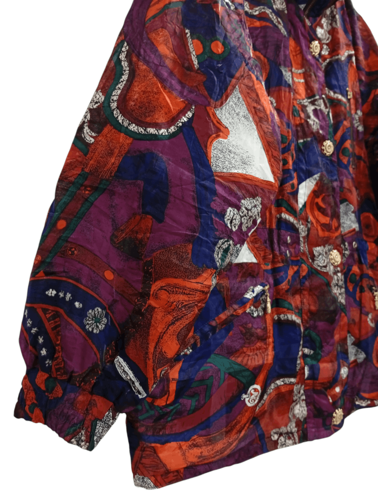 Vintage × Yamaha 🔥🔥Vintage Yamaha Ladies Full Print Jacket Size XL / US 12-14 / IT 48-50 - 7 Thumbnail