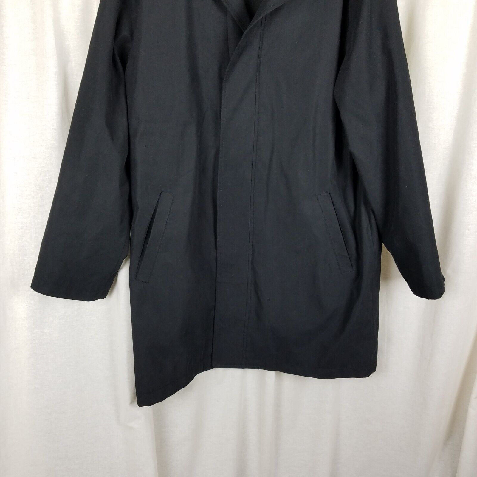 Chaps Vtg Chaps All Weather Trench Coat Placket Front Mens 44L Size US L / EU 52-54 / 3 - 3 Thumbnail