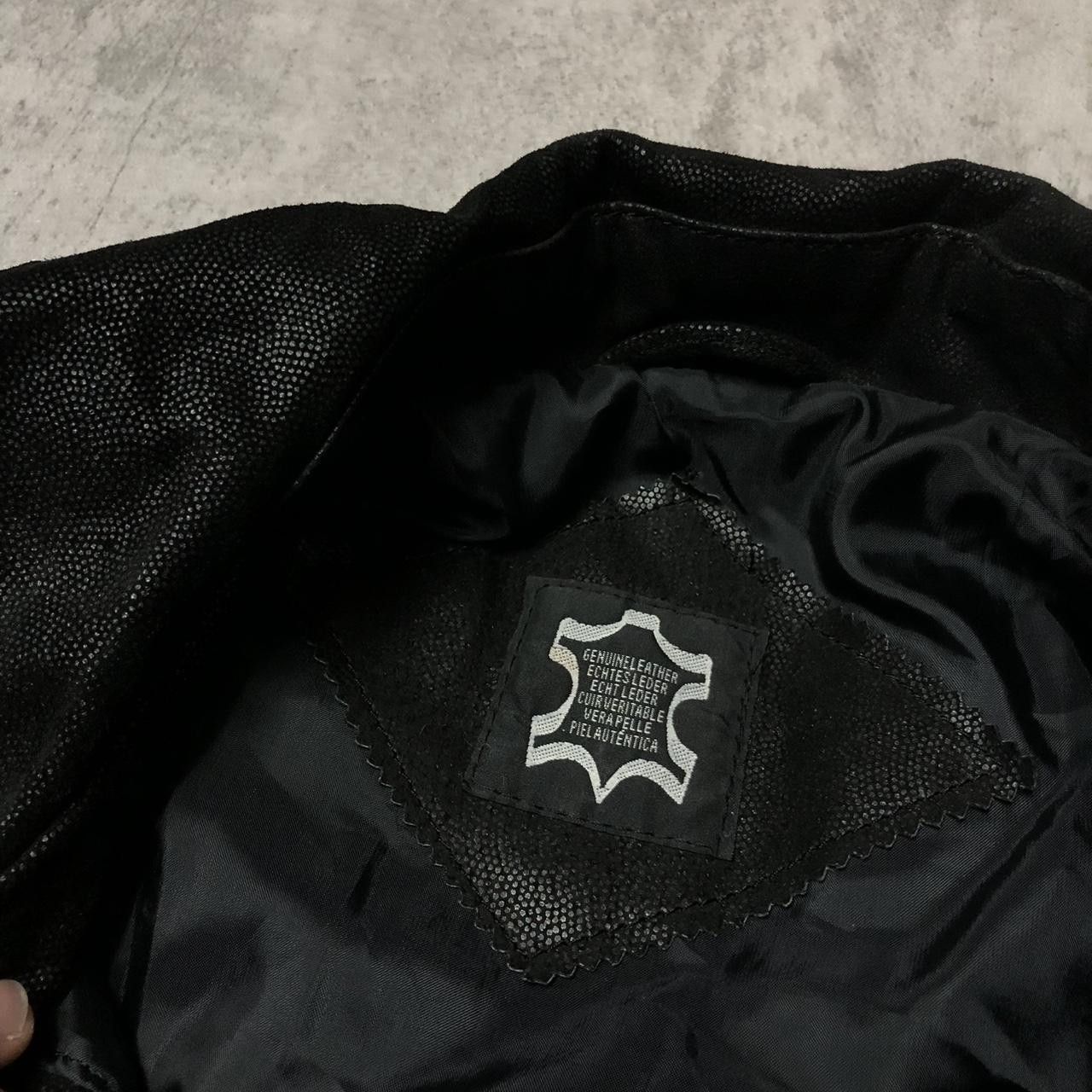 Other Black leather jacket with a grunge vibe #leatherjacket Size ONE SIZE - 3 Thumbnail