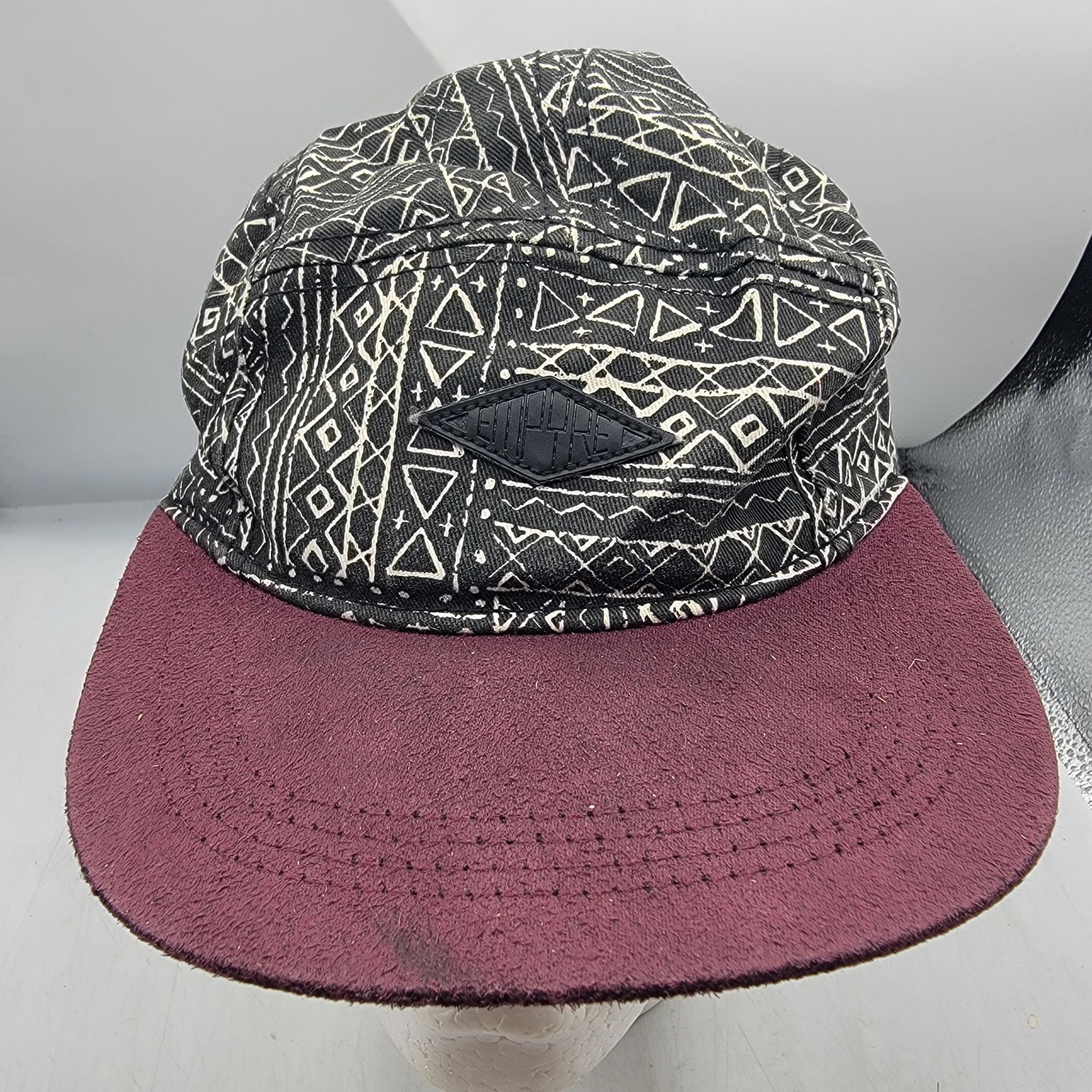 Other Empyre Surplus Adults Black Geometric Print Hat Cap Casual O Size ONE SIZE - 1 Thumbnail