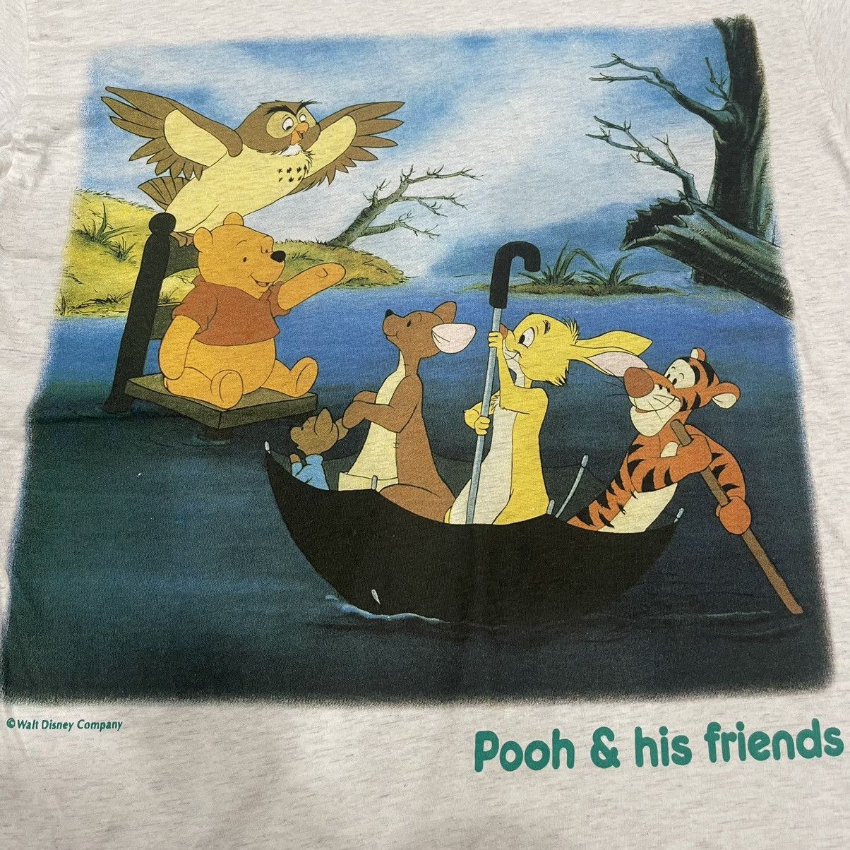 Anime × Cartoon Network × Vintage Vintage 80s Pooh & his friends Walt Disney T-Shirt Size US M / EU 48-50 / 2 - 9 Thumbnail