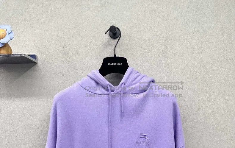 Balenciaga Balenciaga Purple Hoodie Size US M / EU 48-50 / 2 - 4 Thumbnail