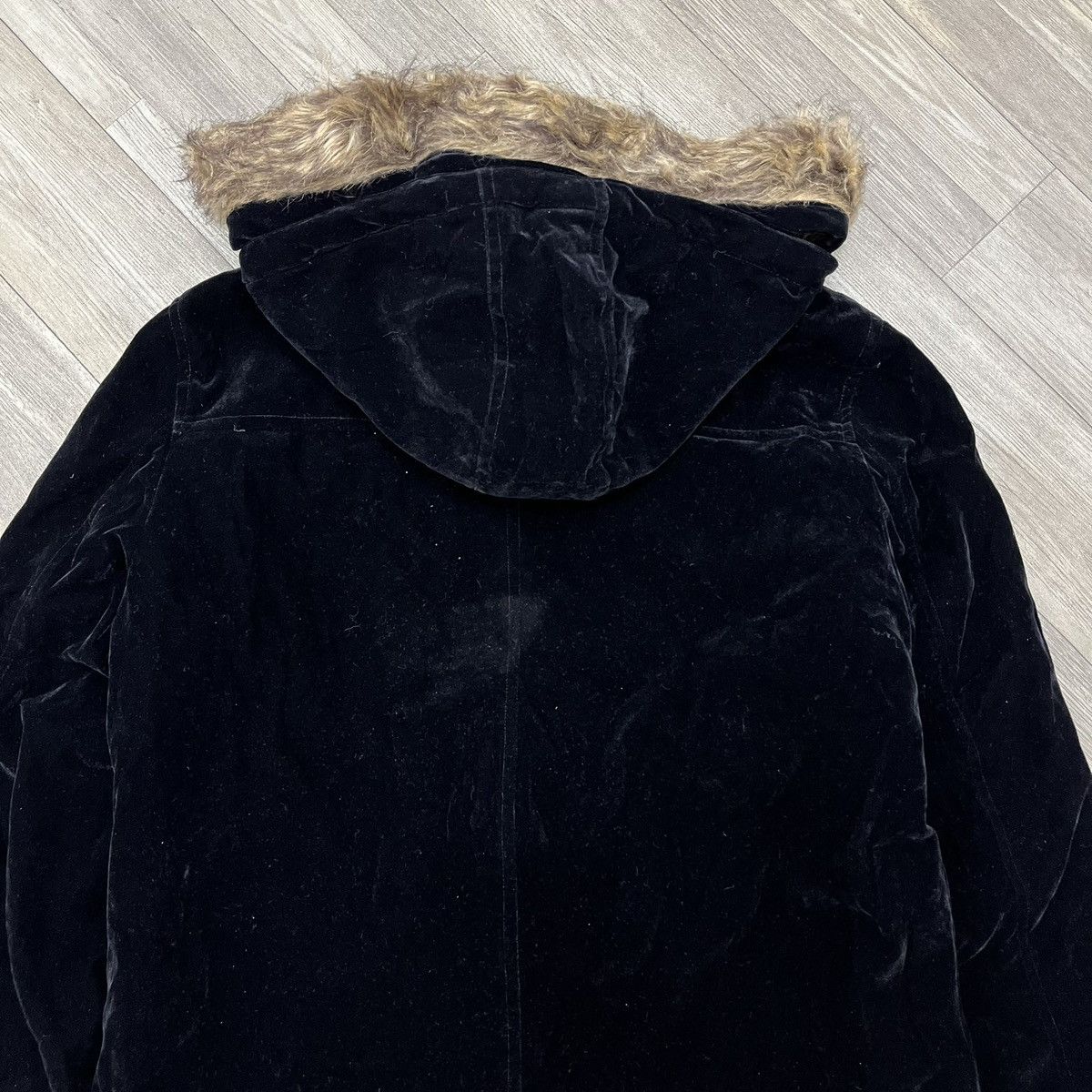 In The Attic In The Attic Velvet Velour Fireman Lgb Faux Fur Jacket Parka Size US L / EU 52-54 / 3 - 20 Thumbnail