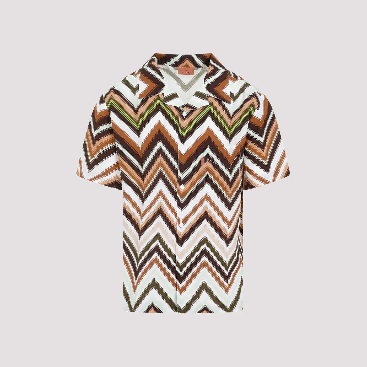 Missoni o1mle0925 Short Sleeve Shirt in Multicolor Size US L / EU 52-54 / 3 - 1 Thumbnail