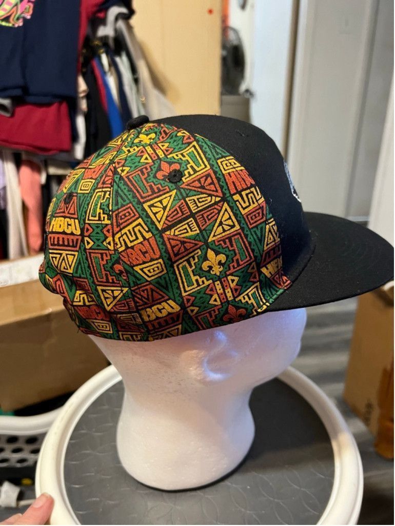 Other Men's Stackwell Black Pelicans HBCU Pattern Snapback Hat Size ONE SIZE - 4 Thumbnail