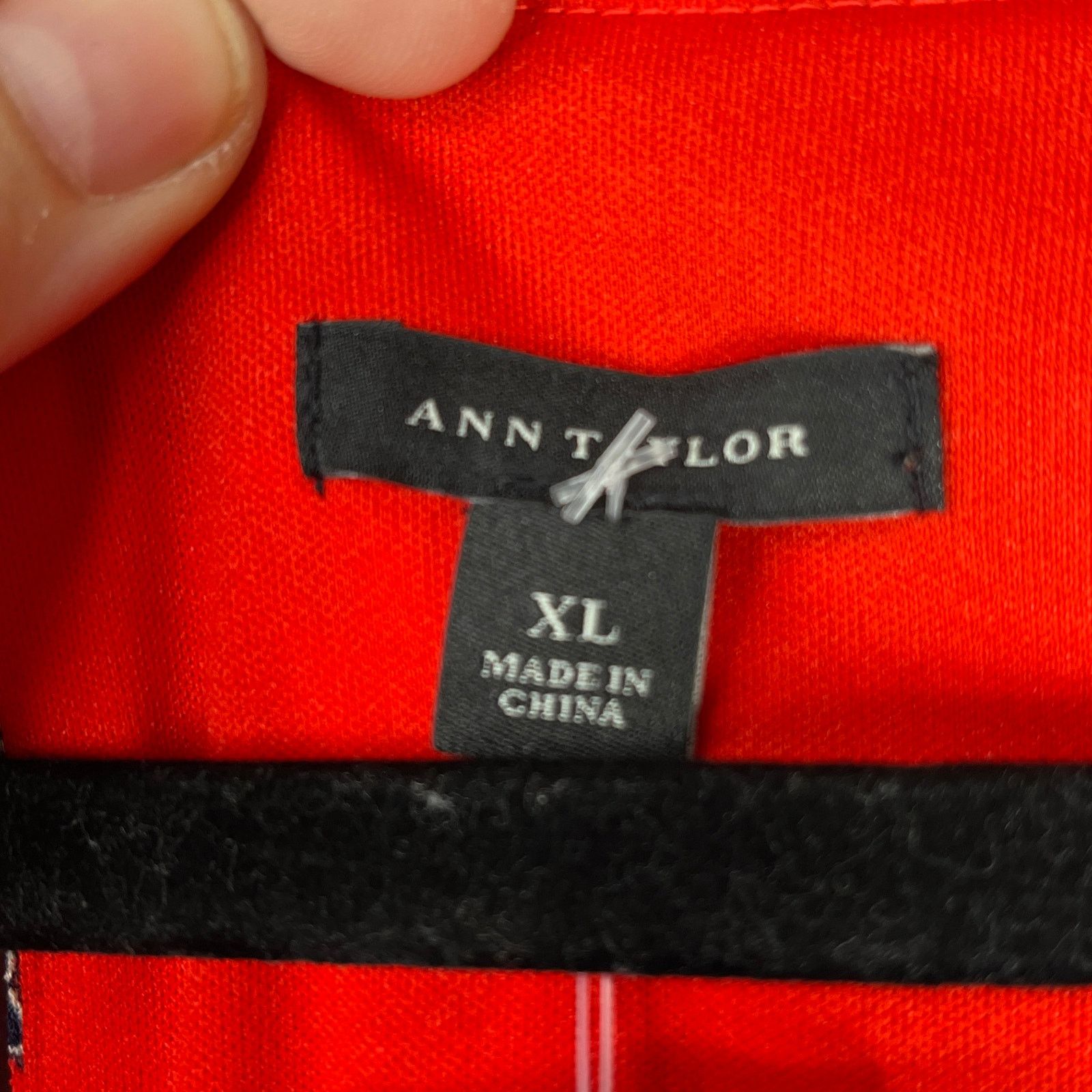 Ann Taylor Ann Taylor Nautical Red Tunic Shift Sleeveless Dress Midi Size XL / US 12-14 / IT 48-50 - 5 Thumbnail