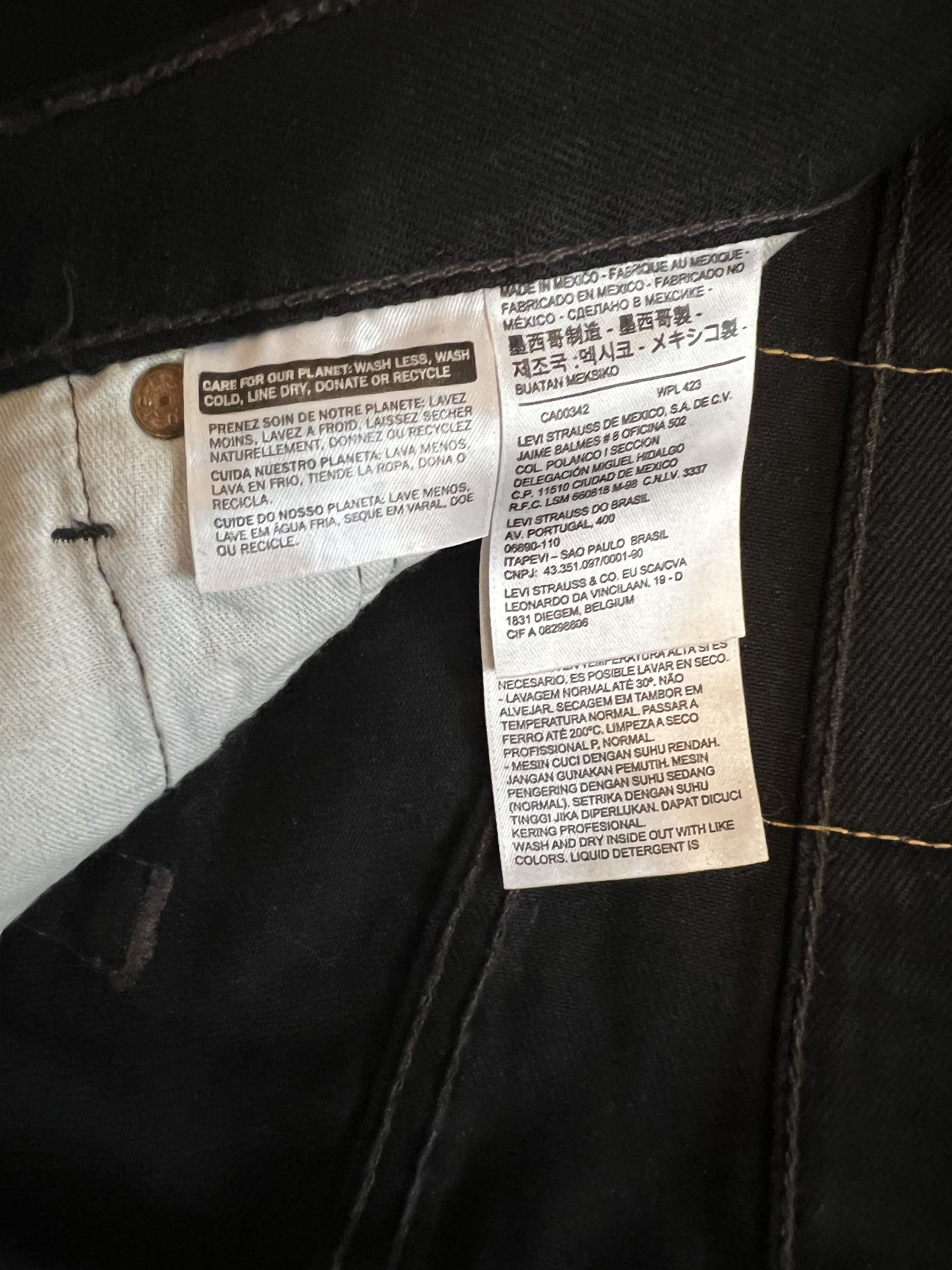 Warren Lotas Warren Lotas Levi's 501 black barbed wire denim Size US 30 / EU 46 - 9 Thumbnail