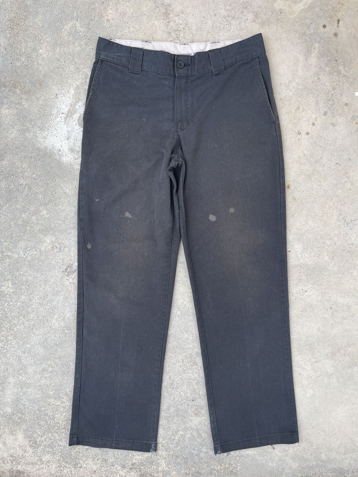 Carhartt × Dickies × Vintage Vintage Faded Distressed Dickies Black Pants Size US 33 - 1 Thumbnail