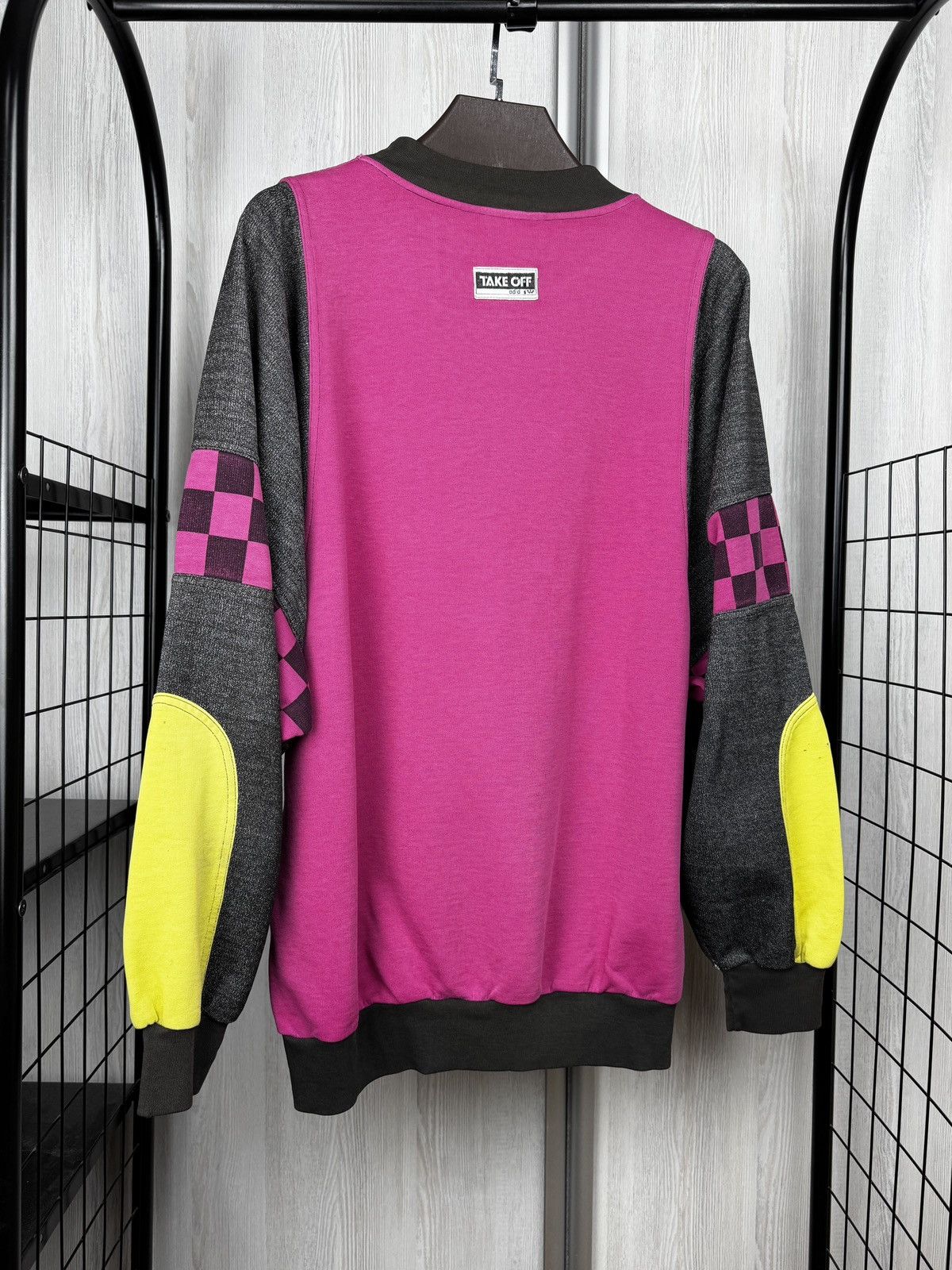 Adidas Adidas vintage 80s TakeOff Cycling distressed sweatshirt Size US M / EU 48-50 / 2 - 9 Thumbnail