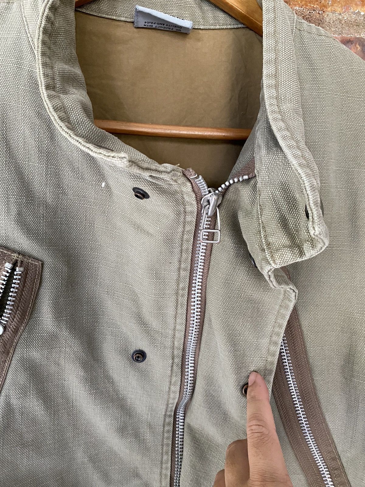 Japanese Brand 1990s Westborne Japan Large “5 zip” Dual Zipper 180 Degree Size US L / EU 52-54 / 3 - 13 Thumbnail