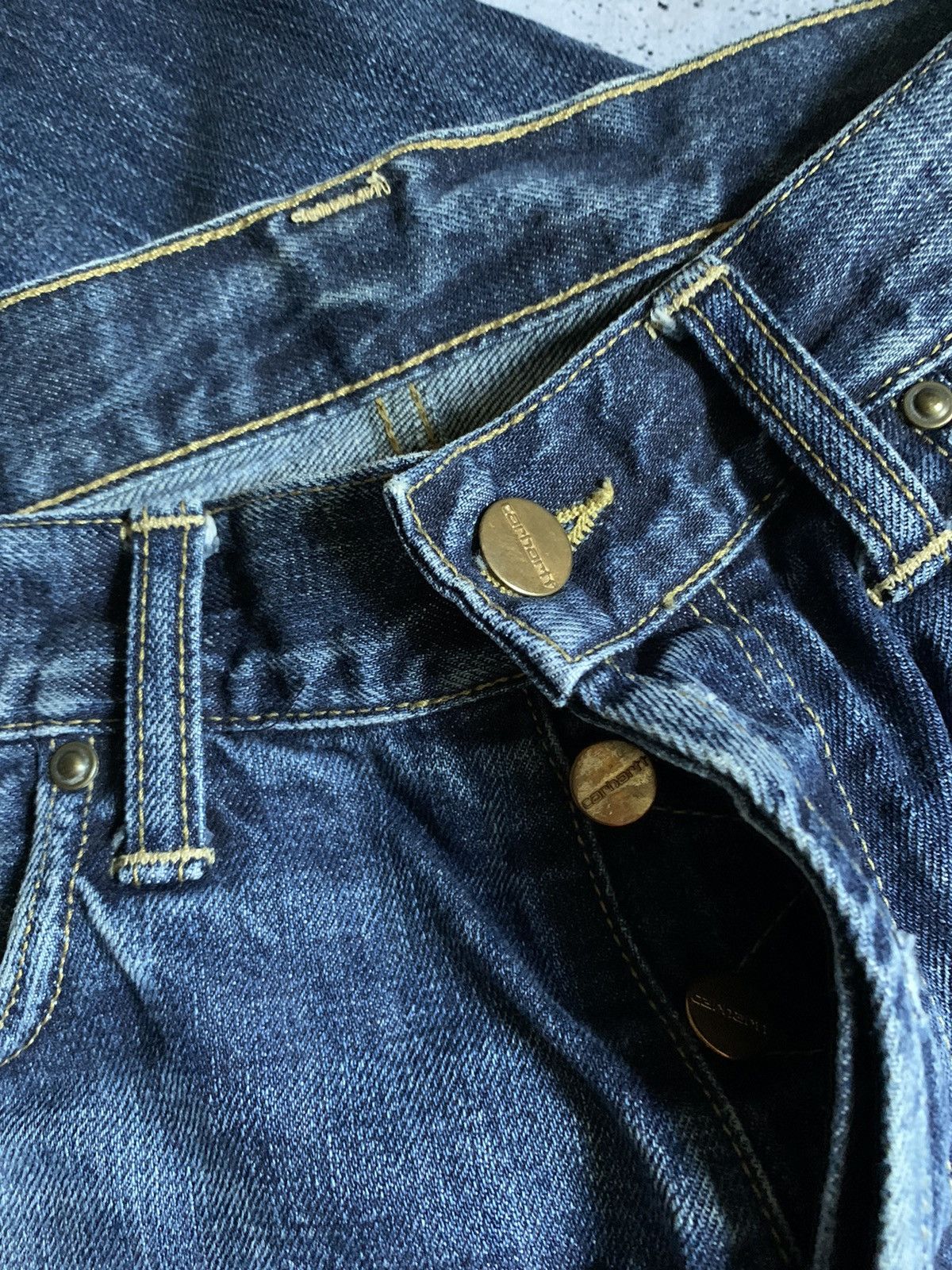 Carhartt Vintage Carhartt Distressed Denim Jeans Y2K USA 30x32 Size US 32 / EU 48 - 6 Thumbnail