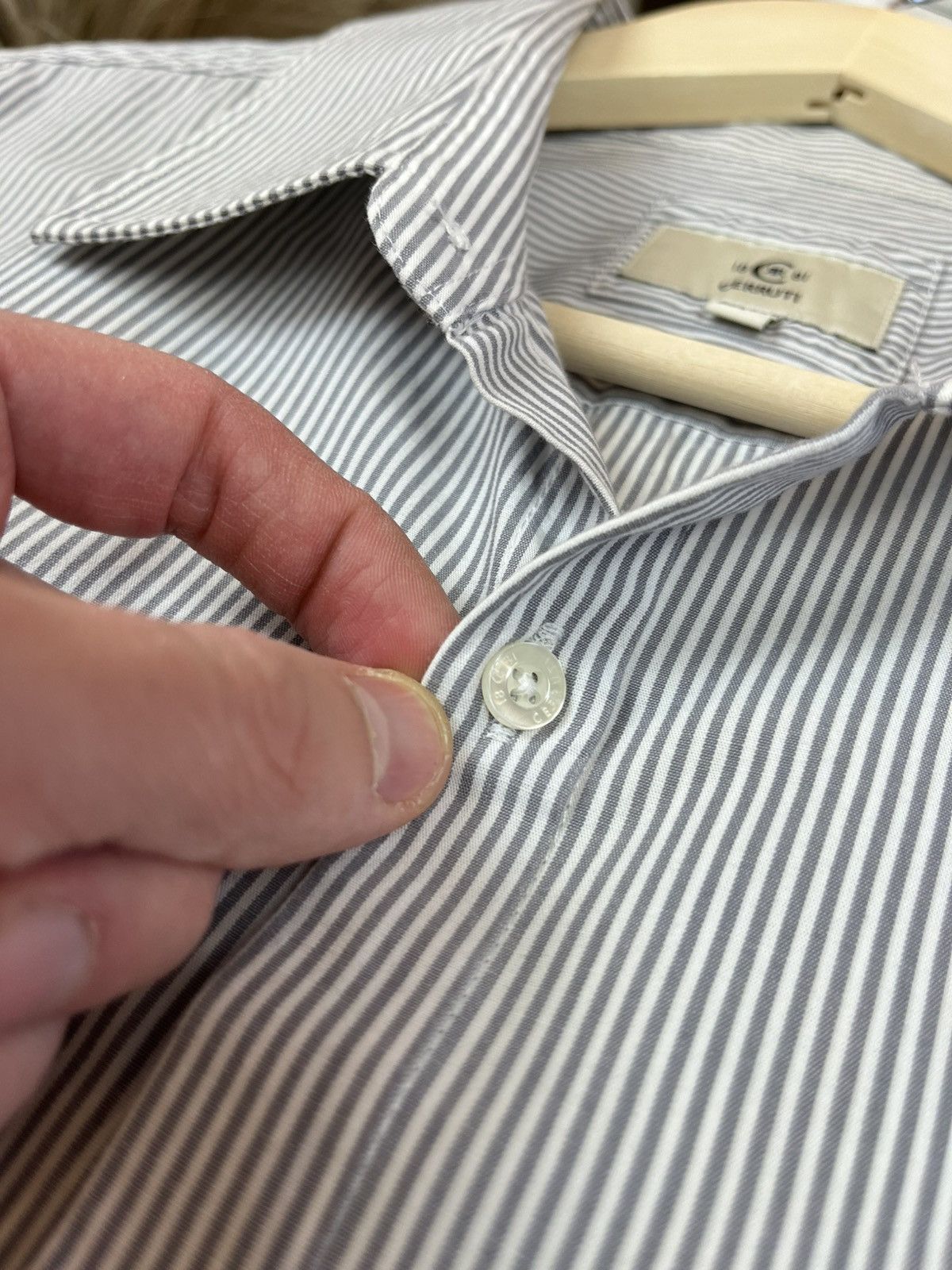 Cerruti 1881 × Vintage Vintage Cerutti 1881 Brothers Shirt Size US L / EU 52-54 / 3 - 6 Thumbnail