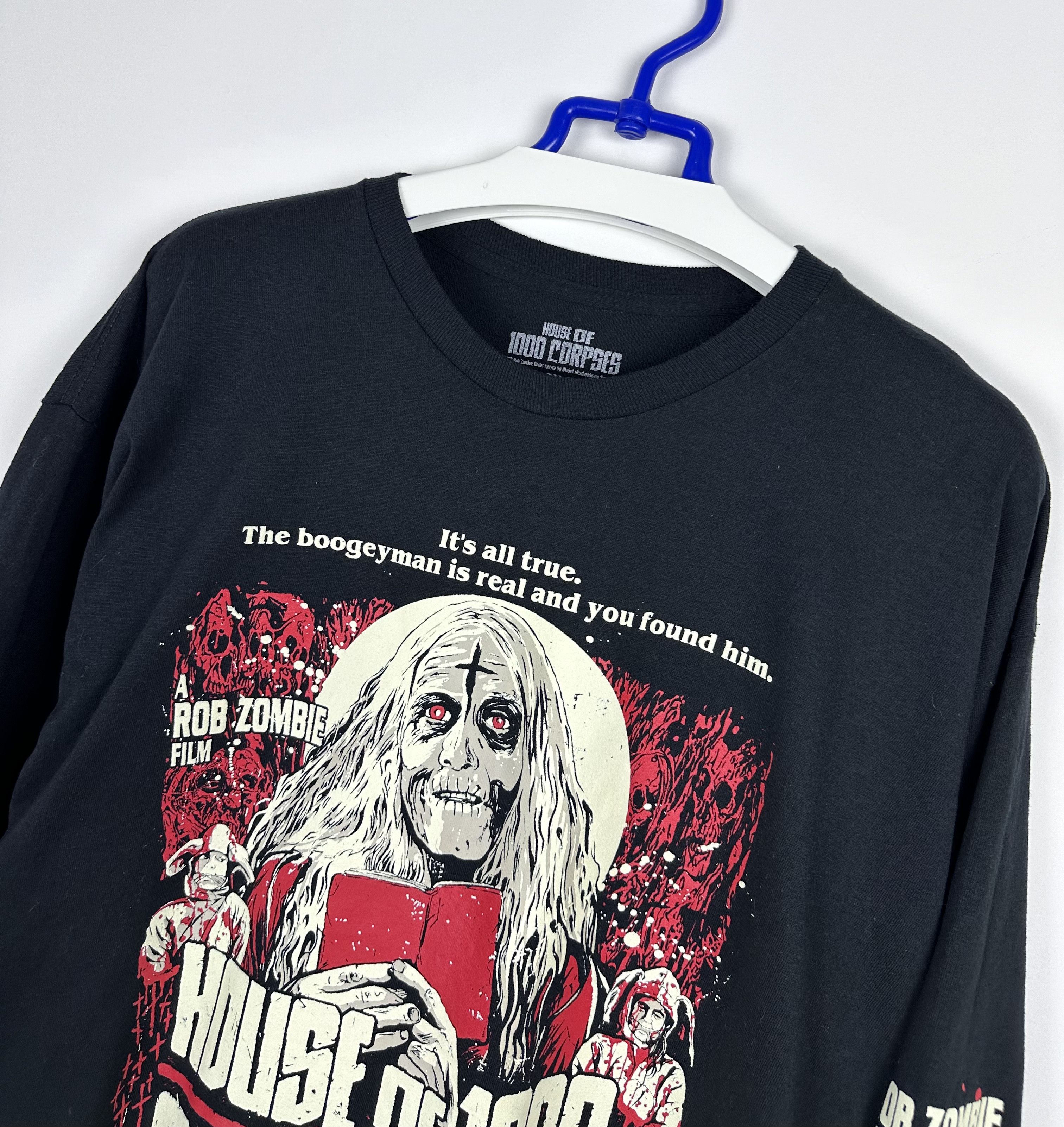 Vintage House of 100 Corpses longsleeve men's sweatshirt Size US XL / EU 56 / 4 - 2 Thumbnail