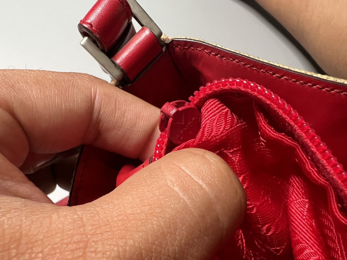 バッグ PRADA ARCHIVE CANVAS LEATHER HAND BAG Archive prada Canvas Hand bag