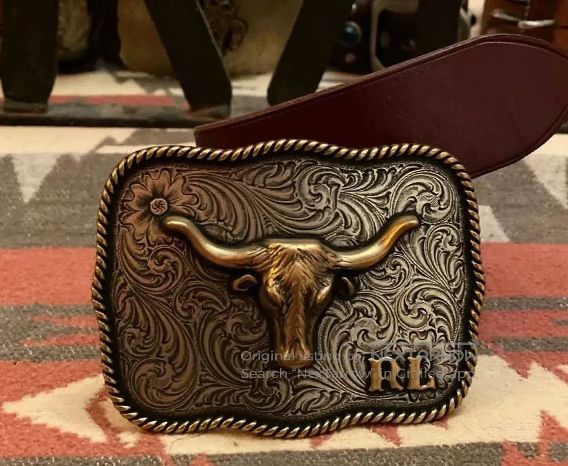 RRL Ralph Lauren Vintage Polo Ralph Lauren Western Belt. Size ONE SIZE - 4 Thumbnail