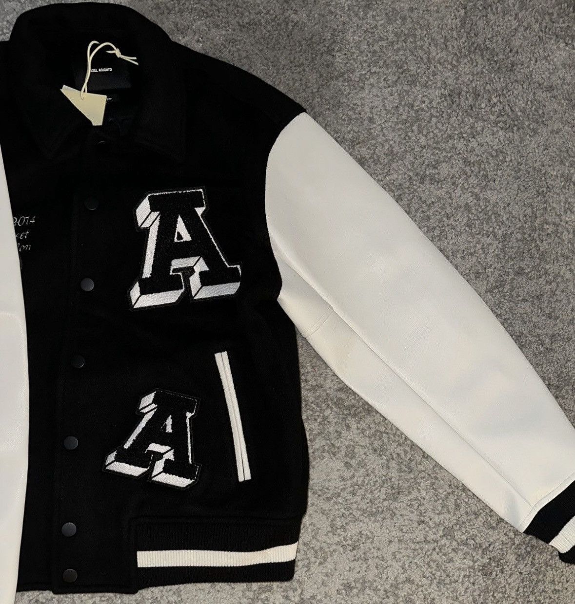 Axel Arigato Axel Arigato Illusion Varsity Jacket- Black Size US L / EU 52-54 / 3 - 6 Thumbnail