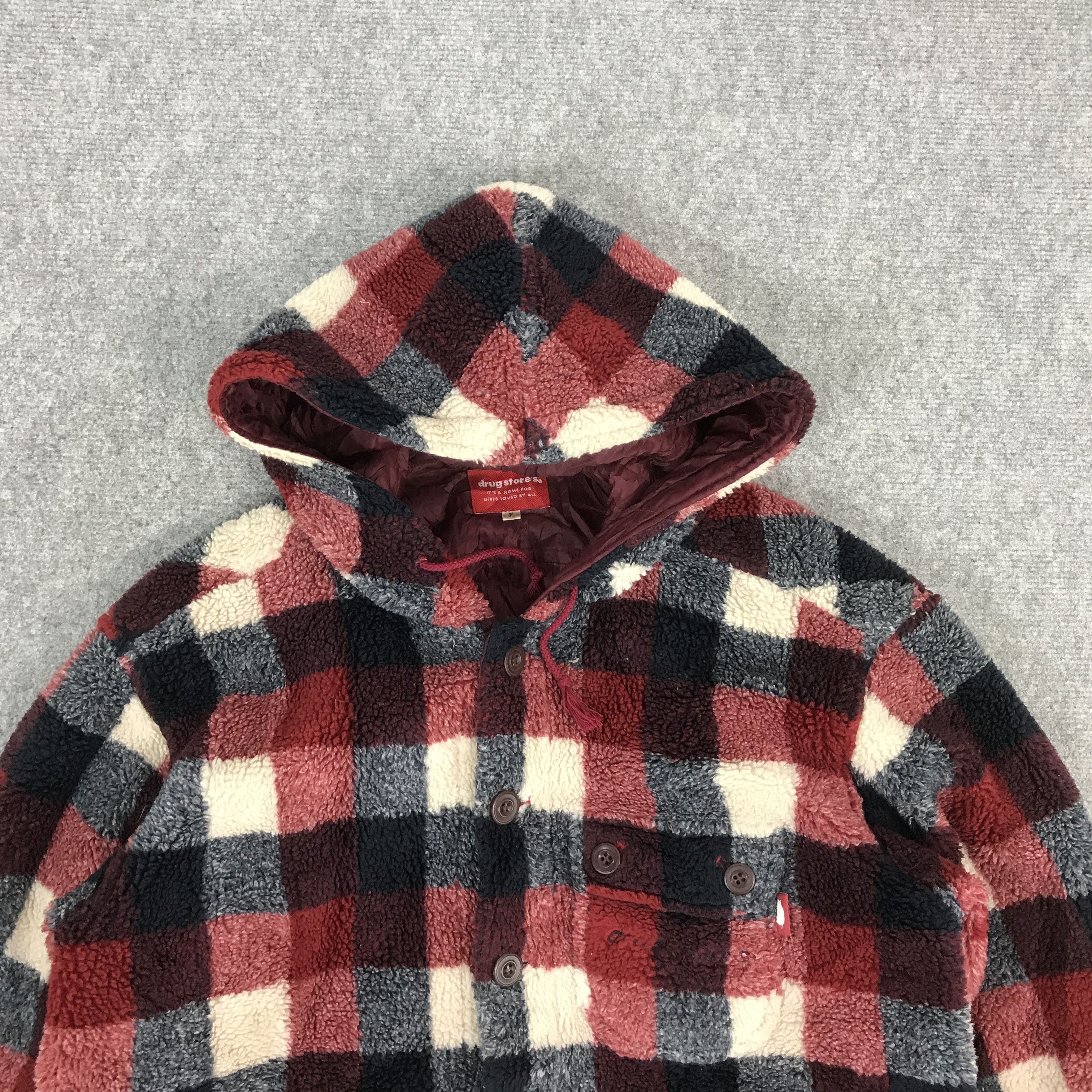 Japanese Brand × Vintage DRUG STORE'S JAPAN STYLE SHERPA BUTTON JACKET Size US L / EU 52-54 / 3 - 3 Thumbnail