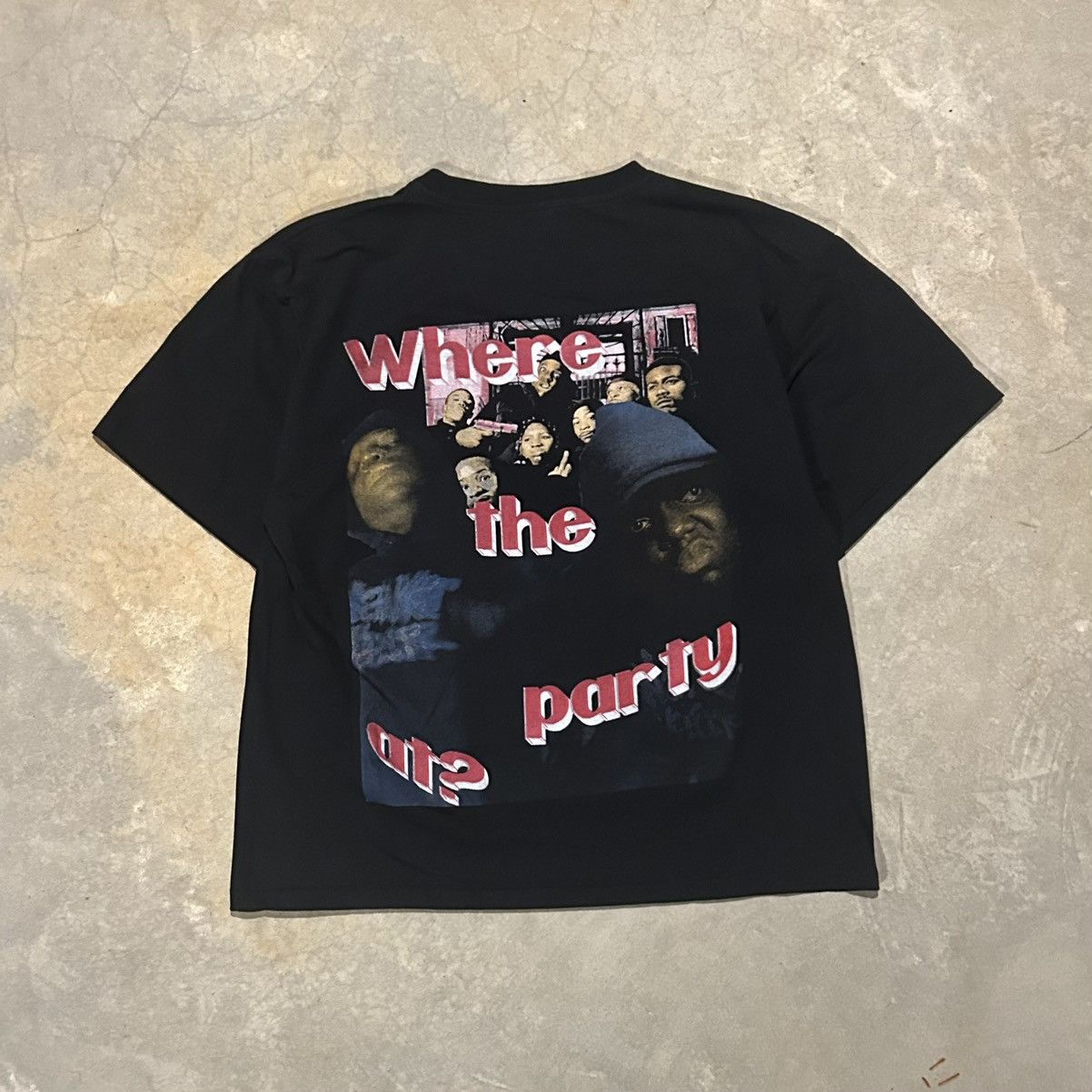Rap Tees × Vintage Crazy Vintage 90s Biggie Smalls Party and Bullshit Rap Tee Size US XL / EU 56 / 4 - 5 Thumbnail