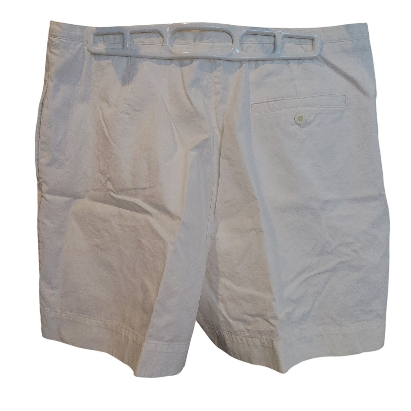 Other Liz Claiborne Petite Women's 14 White Denim Shorts Size 36" / US 14 / IT 50 - 2 Thumbnail