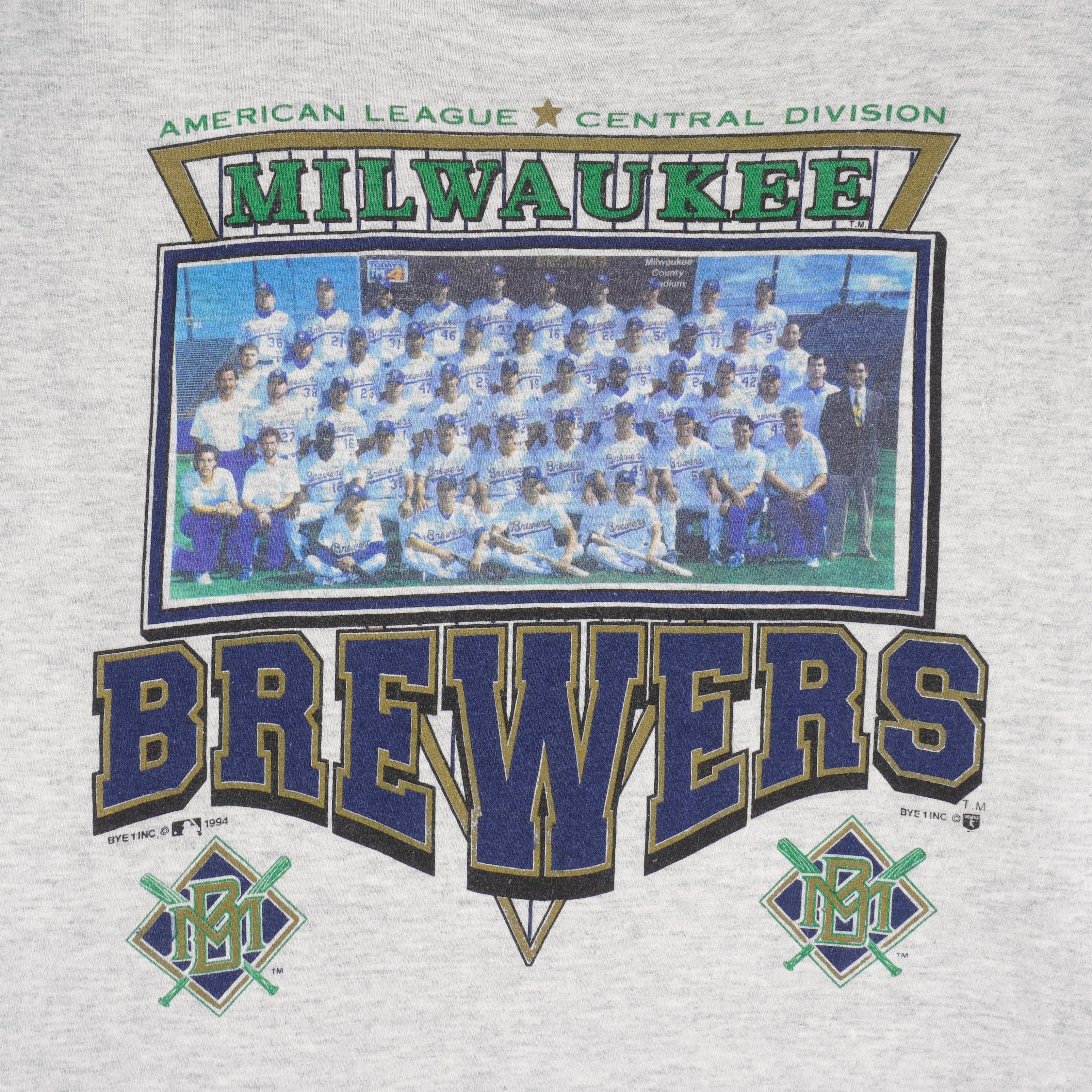MLB Milwaukee Brewers Team Players T-Shirt 1994 Size US L / EU 52-54 / 3 - 3 Thumbnail