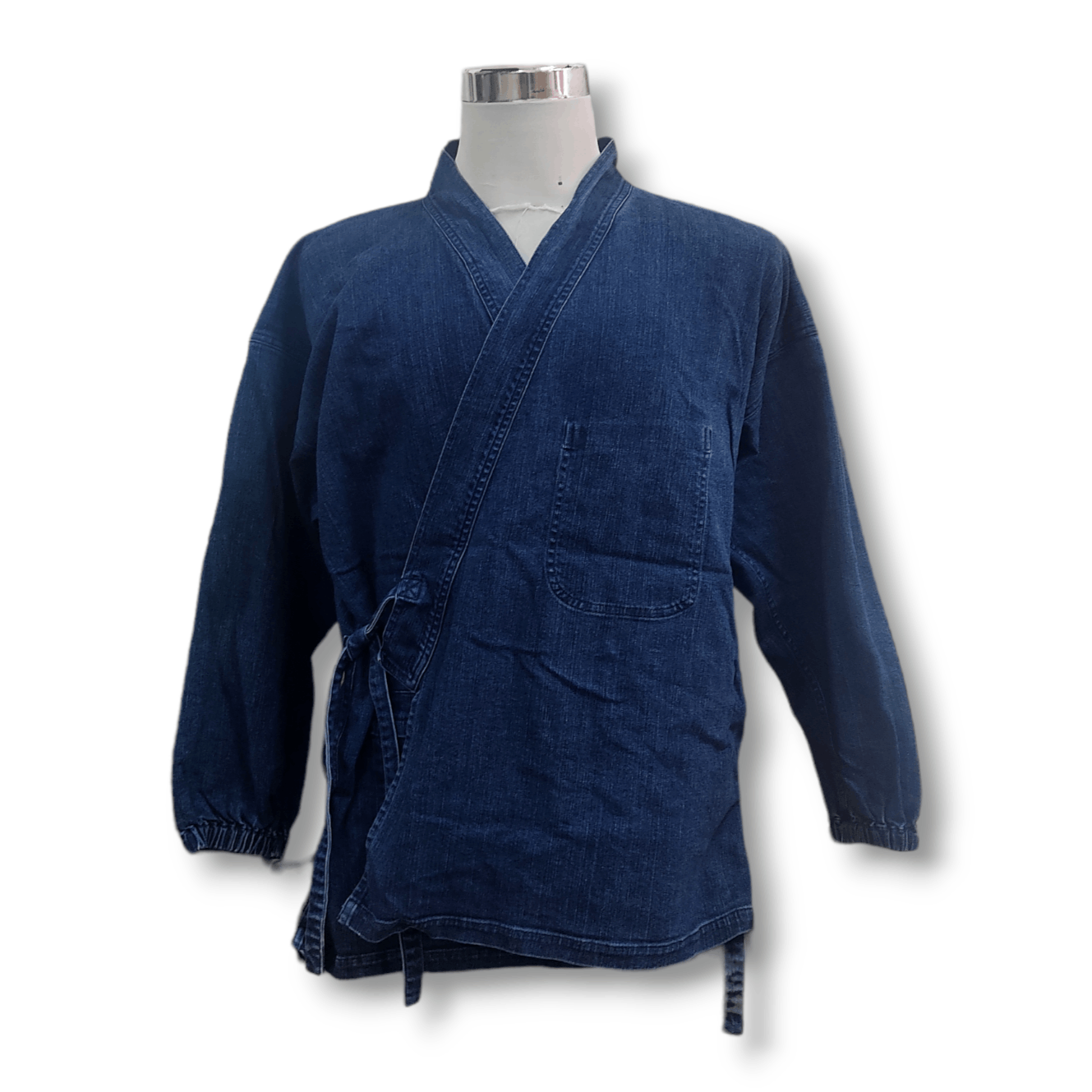 Kaihara Denim KAIHARA DENIM Kamakura Denim Samue Kimono Jacket Size US M / EU 48-50 / 2 - 2 Thumbnail