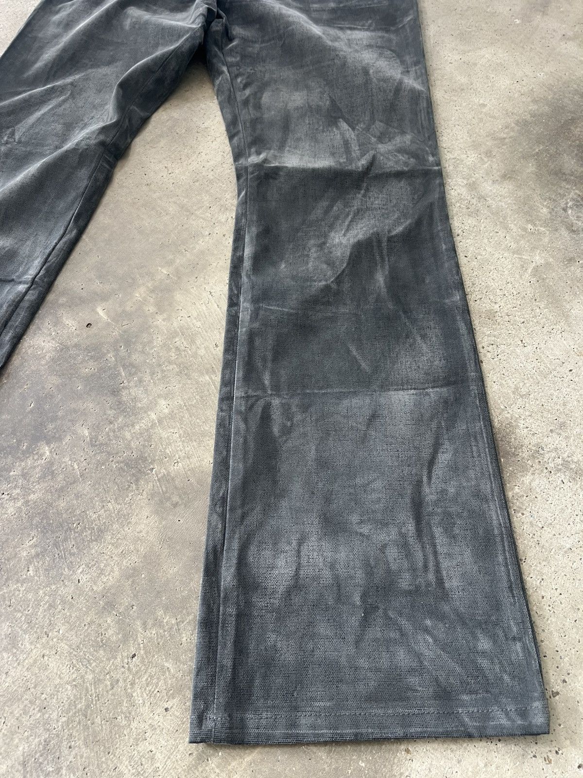 Nicole Club Vintage Y2K Nicole Monsieur Archival Waxed Cotton Pants Size US 32 / EU 48 - 8 Thumbnail