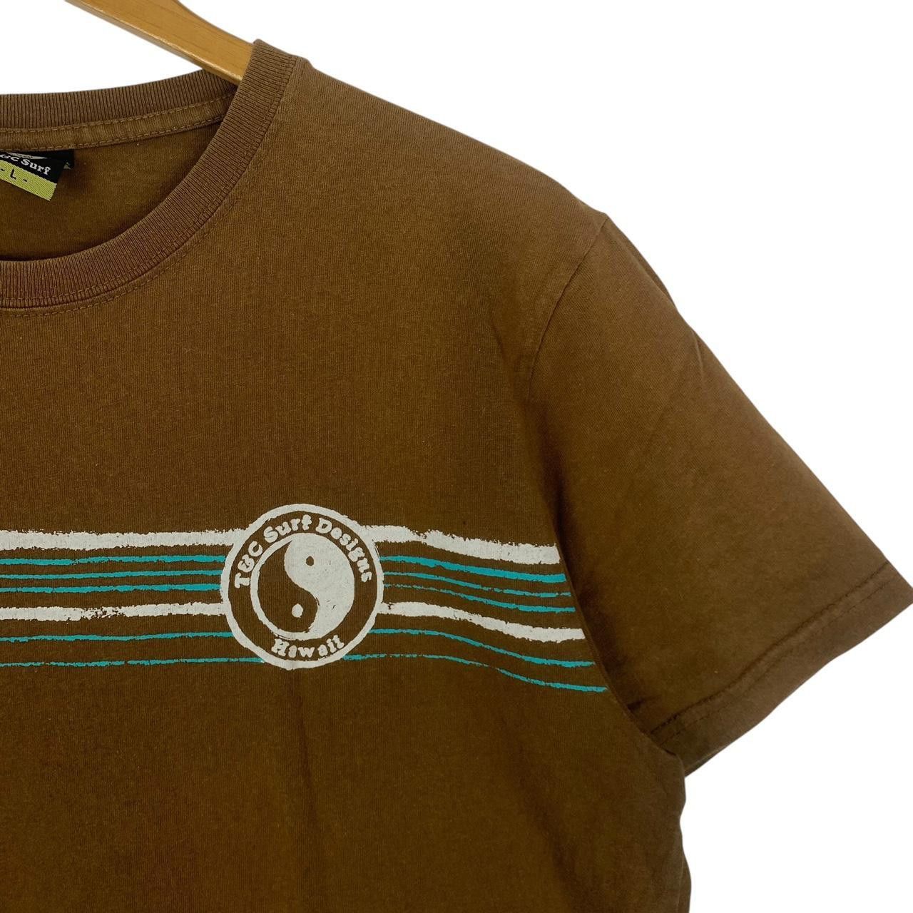 Vintage Vintage T&C SURF DESIGNS Town Country Ying Yang Tee Shirt Size US L / EU 52-54 / 3 - 5 Thumbnail