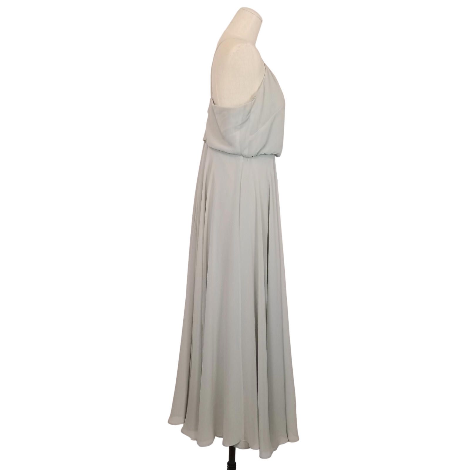 Other Jenny Yoo Collection Inesse Maxi Dress Morning Mist Sz 10 Size L / US 10 / IT 46 - 7 Thumbnail