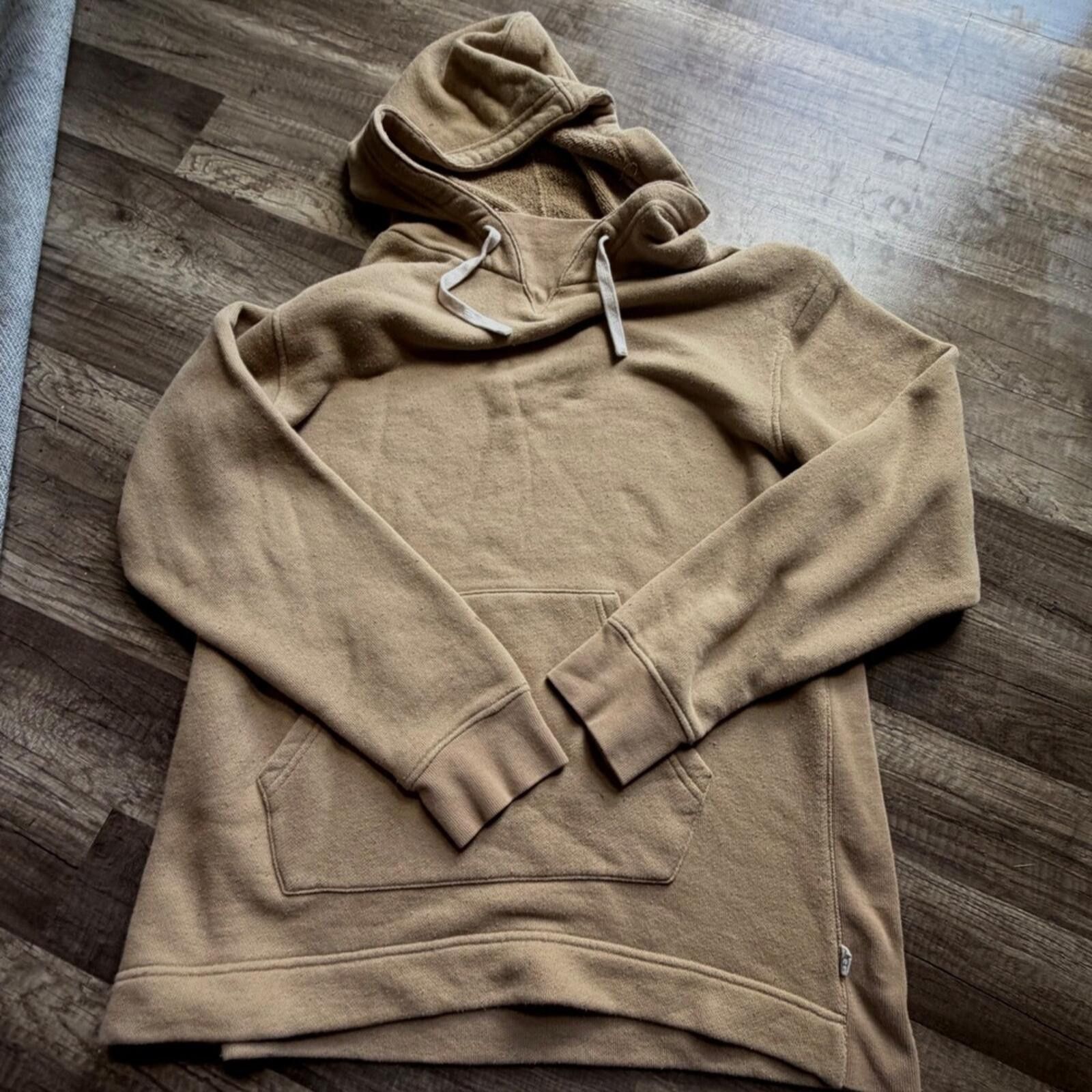 Ugg UGG Tan French Terry Pullover Hoodie Sweatshirt Mens Large Size US L / EU 52-54 / 3 - 1 Thumbnail