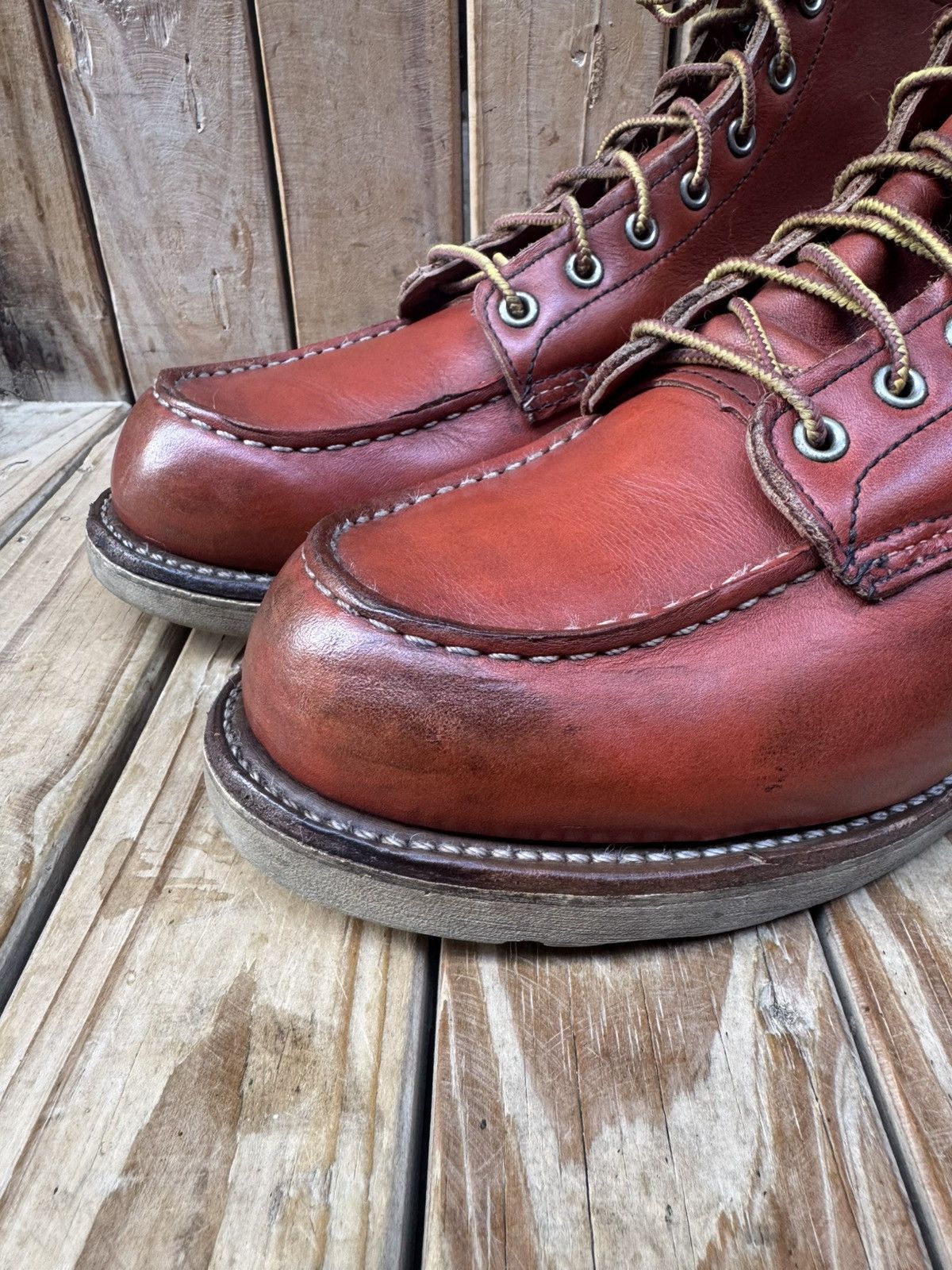 Red Wing Red Wing Heritage 8131 Moc Toe Brown Boots USA 9 E UK 8 Size US 9 / EU 42 - 6 Thumbnail