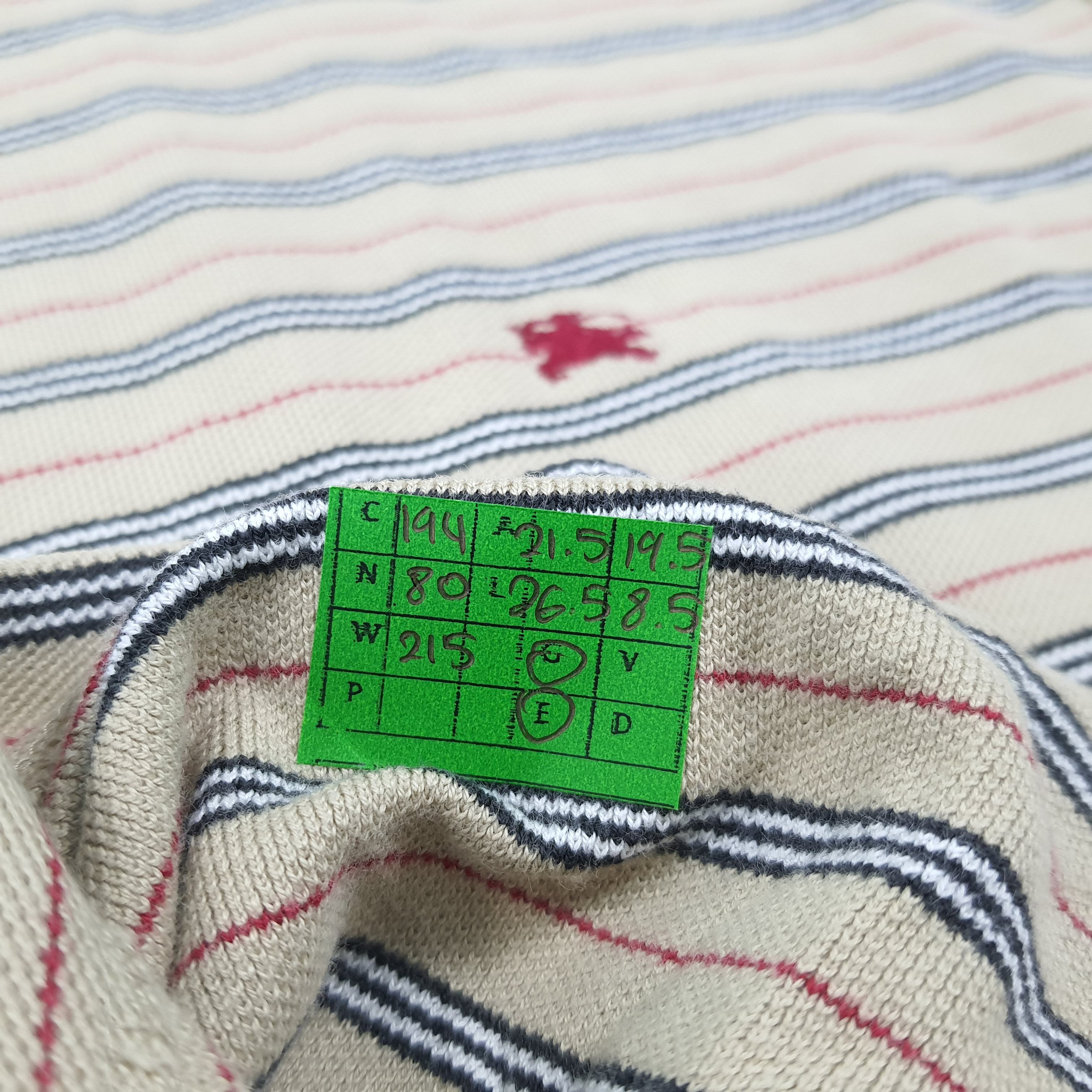 Burberry × Vintage Vintage Burberry London Striped Tshirt Size US L / EU 52-54 / 3 - 7 Thumbnail