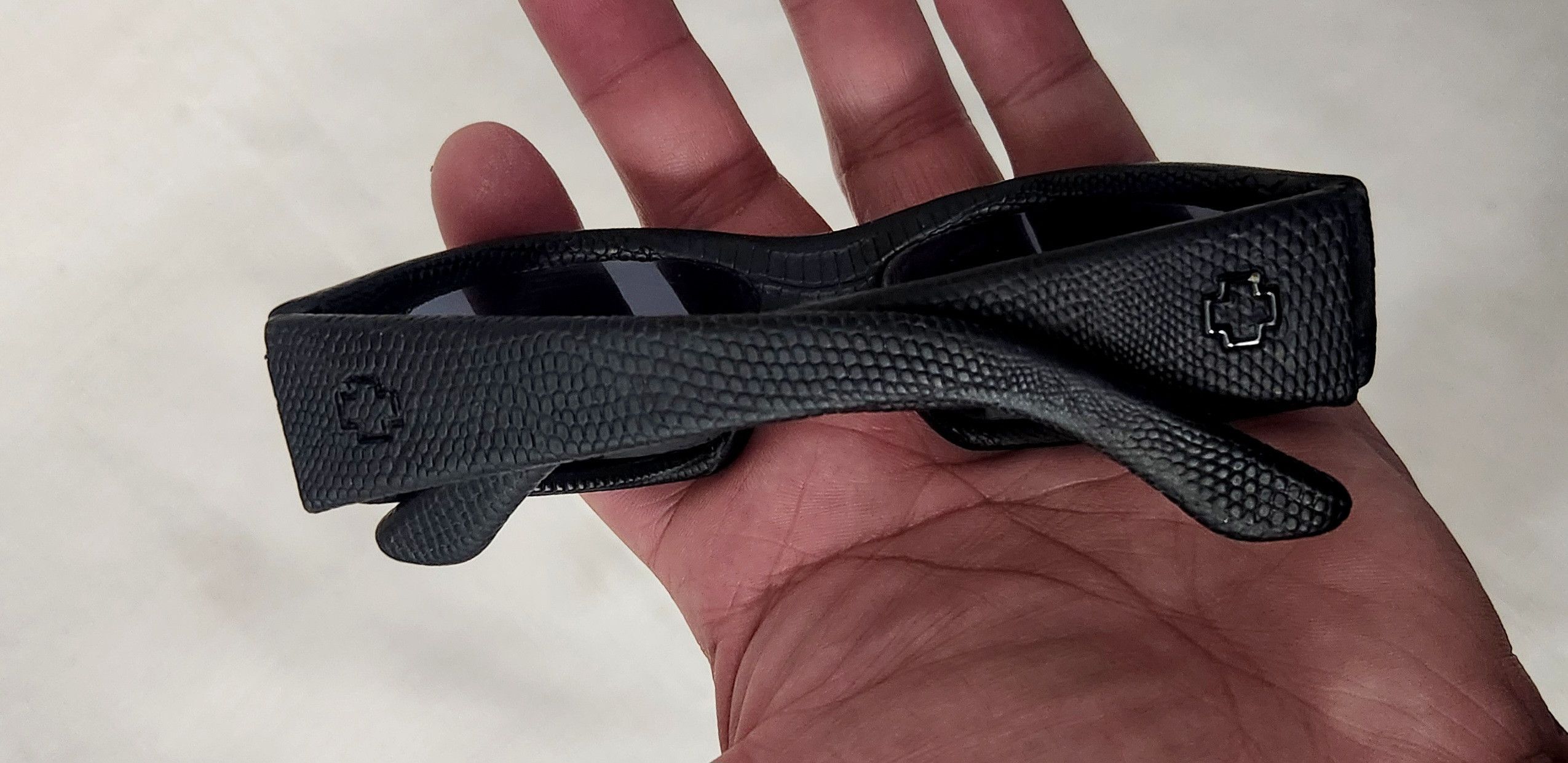 SPY Optic Spy Optic MC black textured pattern on frame lizard or snake Size ONE SIZE - 8 Thumbnail