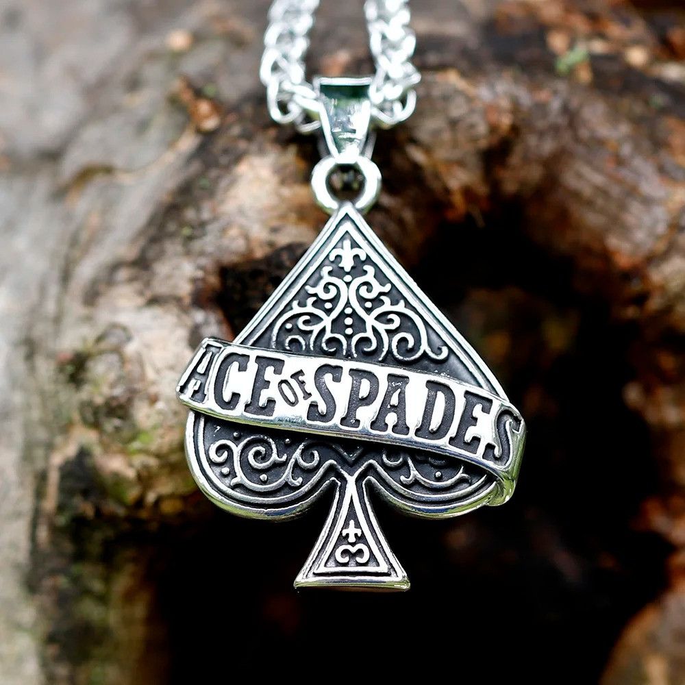 Other Poker A letter Pendant Accessories Necklace Gifts Size ONE SIZE - 2 Thumbnail