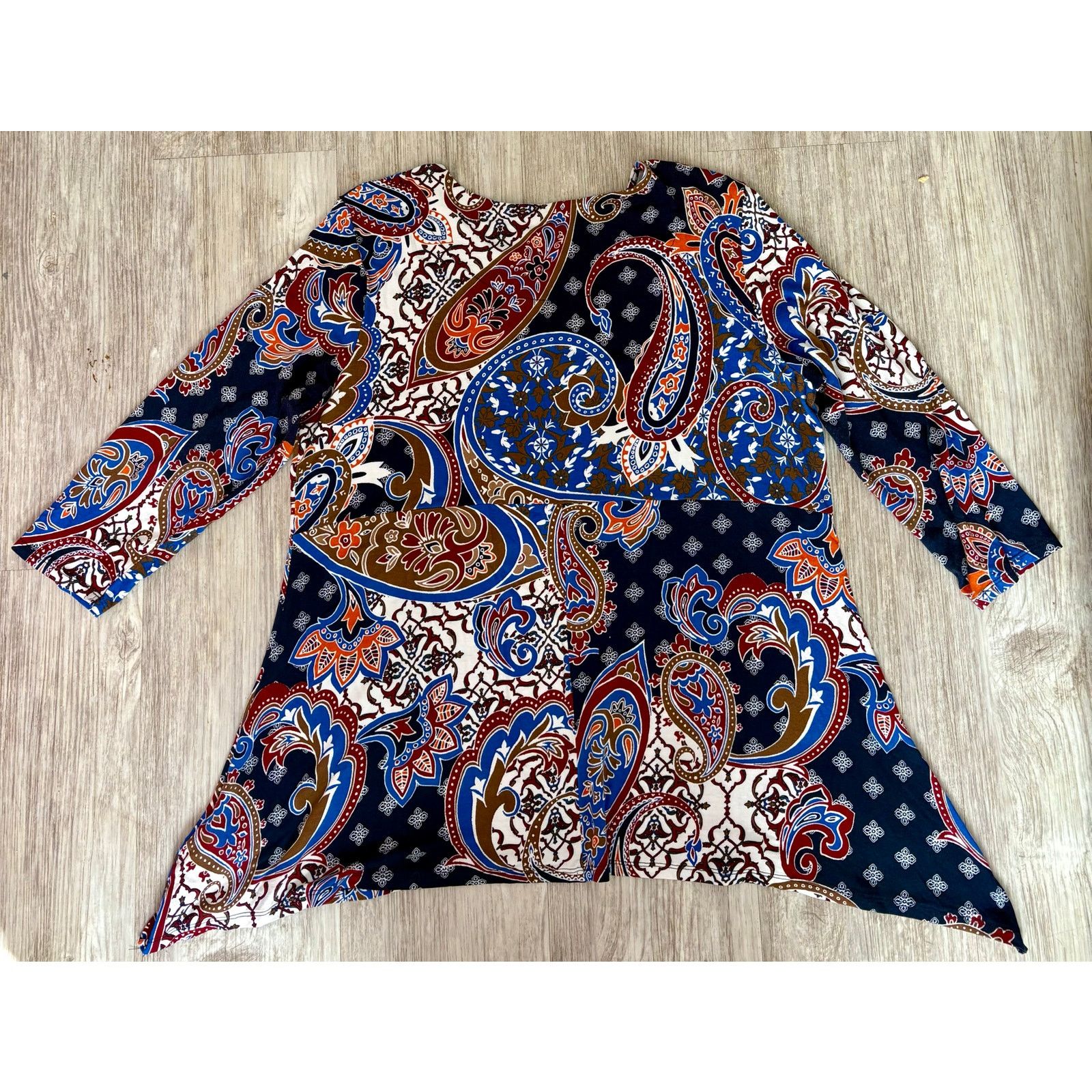 Other Ruby Rd Petite | Multicolor Tunic Blouse Style #43353 | PM Size M / US 6-8 / IT 42-44 - 2 Thumbnail