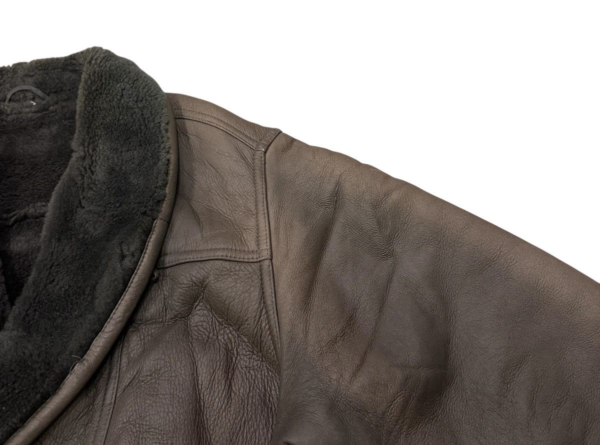 Leather Vintage Sheepskin Shearling Avant Garde Leather Jacket Size US M / EU 48-50 / 2 - 2 Thumbnail