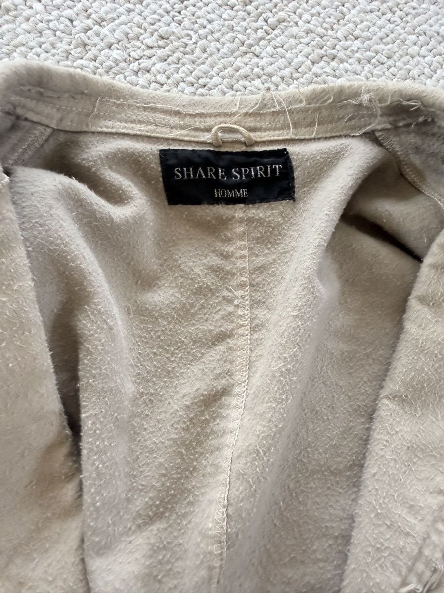 Share Spirit Homme SHARE SPIRIT HOMME DISTRESSED BLAZER “BLACK IS BEAUTIFUL” Size 44R - 5 Thumbnail