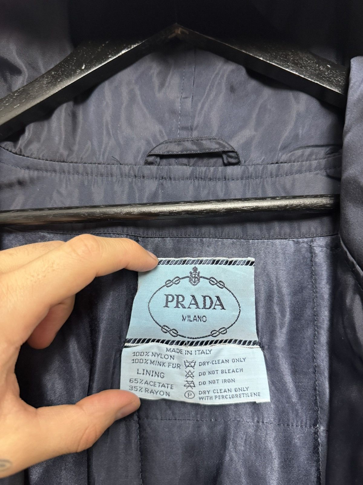 Prada Prada Vintage 90s Nylon Jacket Designer High Quality Rare Size US M / EU 48-50 / 2 - 5 Thumbnail