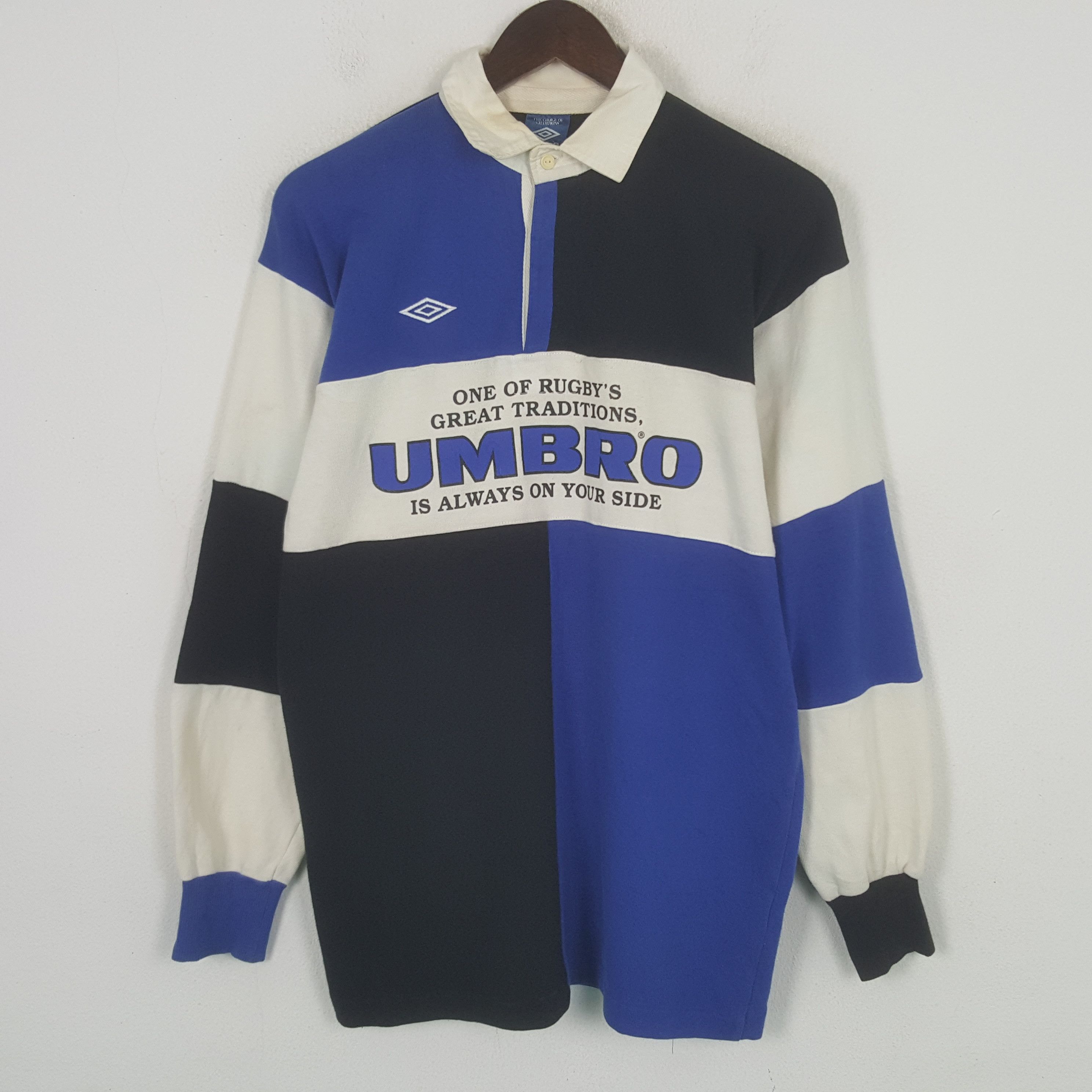 Vintage Umbro Rugby Sport Polos Shirt