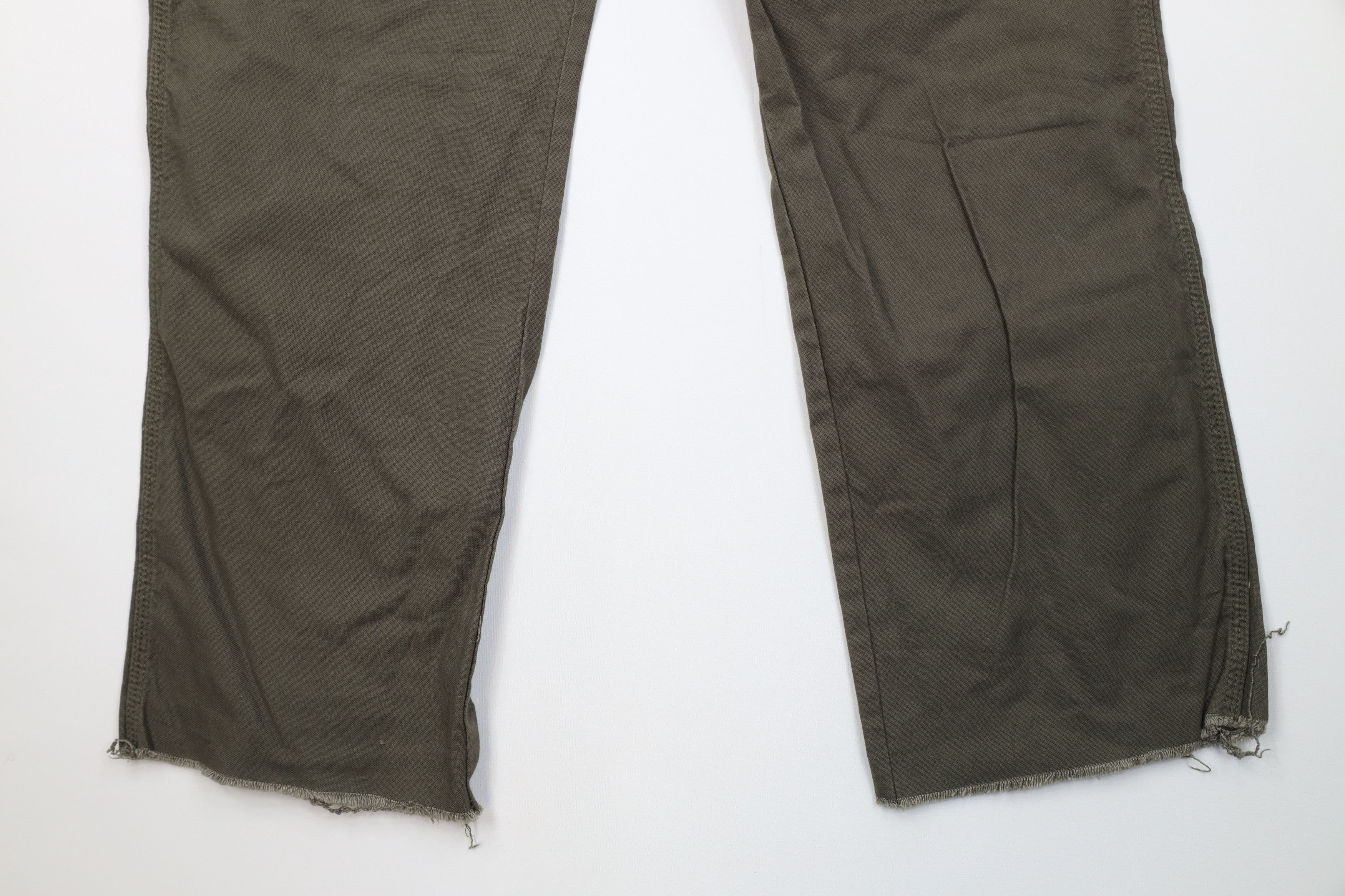Dickies AS IS Vintage Y2K Dickies Off Wide Leg Dungaree Pants Green Size US 34 / EU 50 - 4 Thumbnail