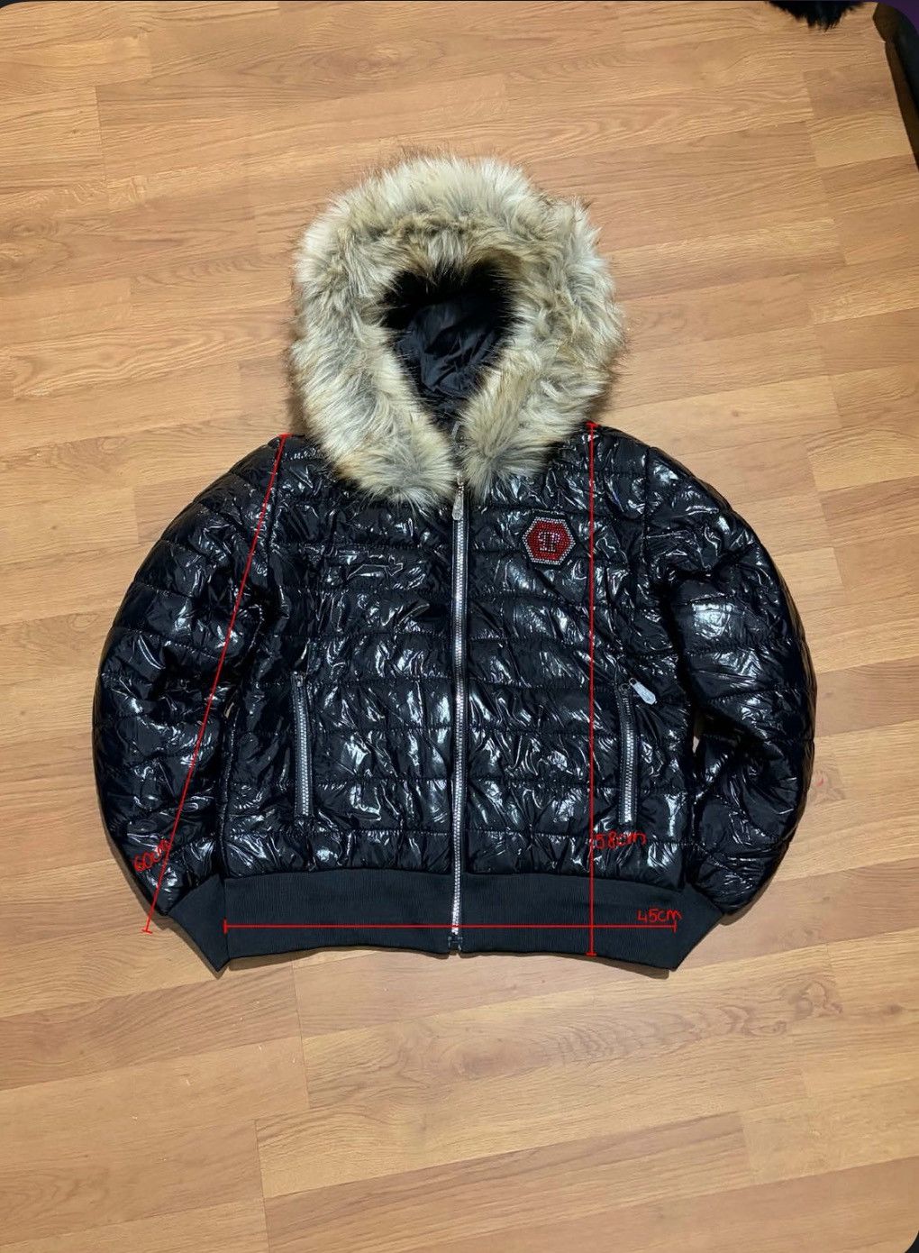 Philipp Plein Phillip Plein Waxxed Puffer Size US S / EU 44-46 / 1 - 8 Thumbnail