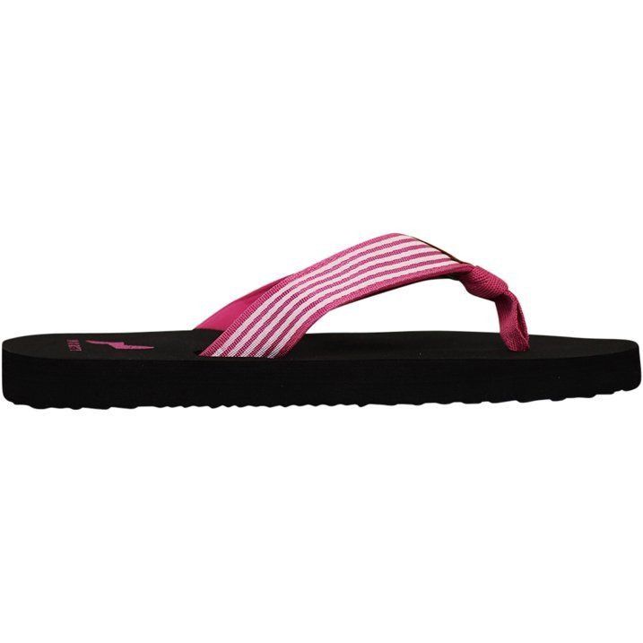Other Norty Womens Flip Flops Pink & White Striped Straps Size 8 C Size US 8 / IT 38 - 5 Thumbnail