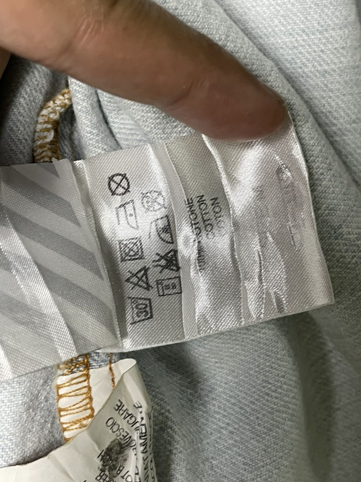 Designer × Off-White Rare Off-White Denim Jacket (55) Size US M / EU 48-50 / 2 - 12 Thumbnail