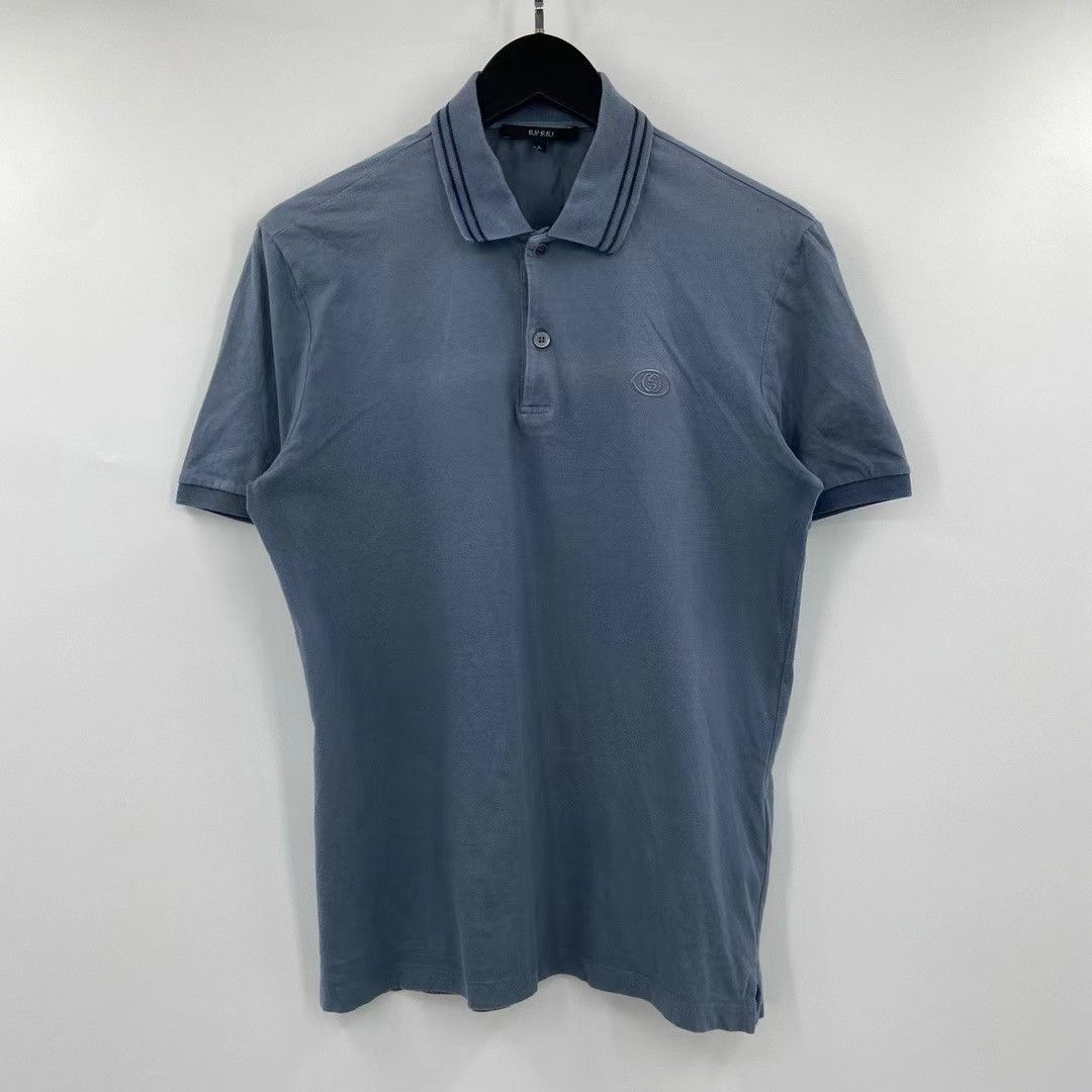 Gucci Gucci chest ring double G letter polo short sleeve Nextarro Size US L / EU 52-54 / 3 - 1 Thumbnail