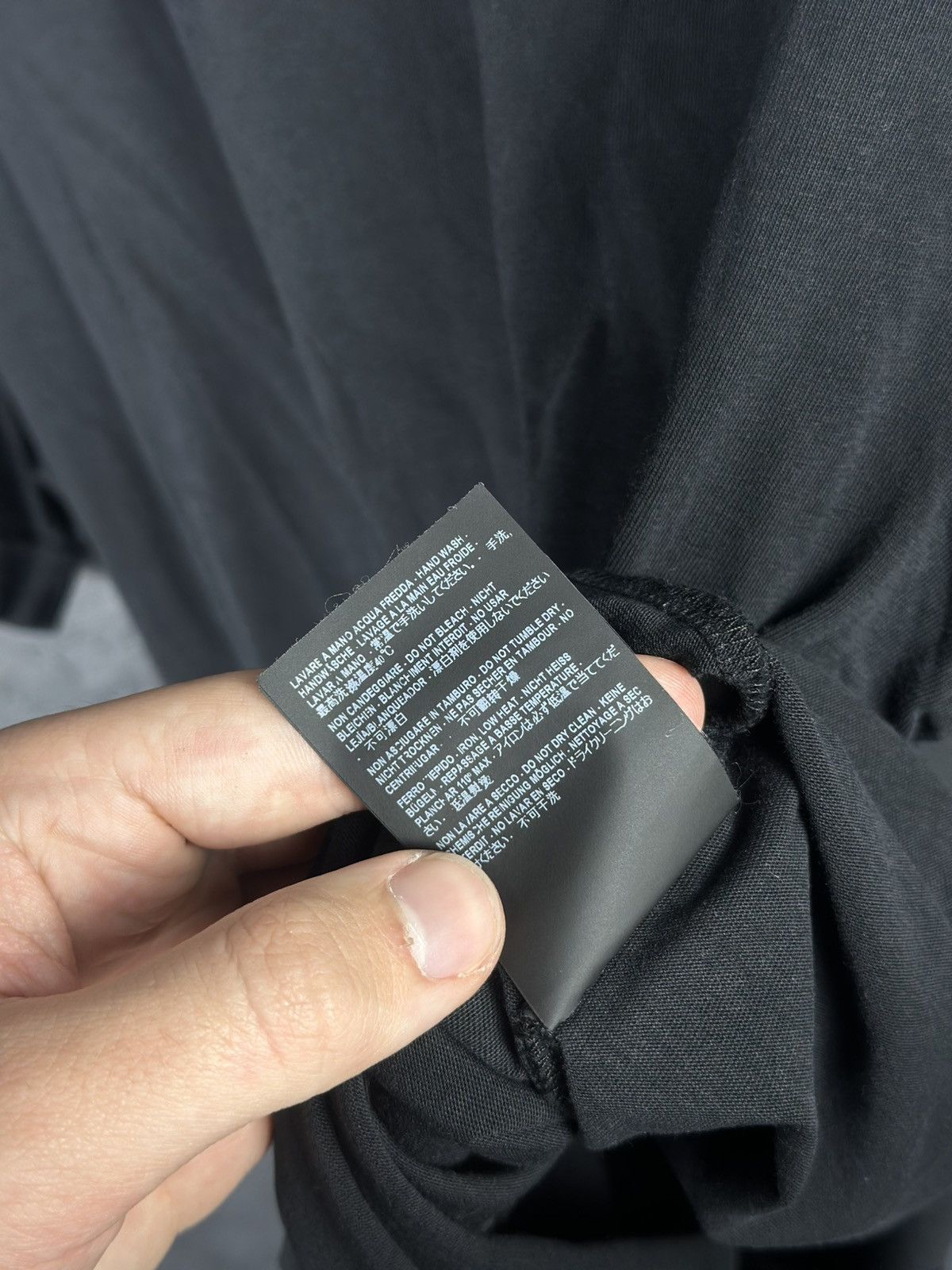Balenciaga Balenciaga Cotton Back Logo T- Shirt BlackT-Shirts Size US XL / EU 56 / 4 - 8 Thumbnail
