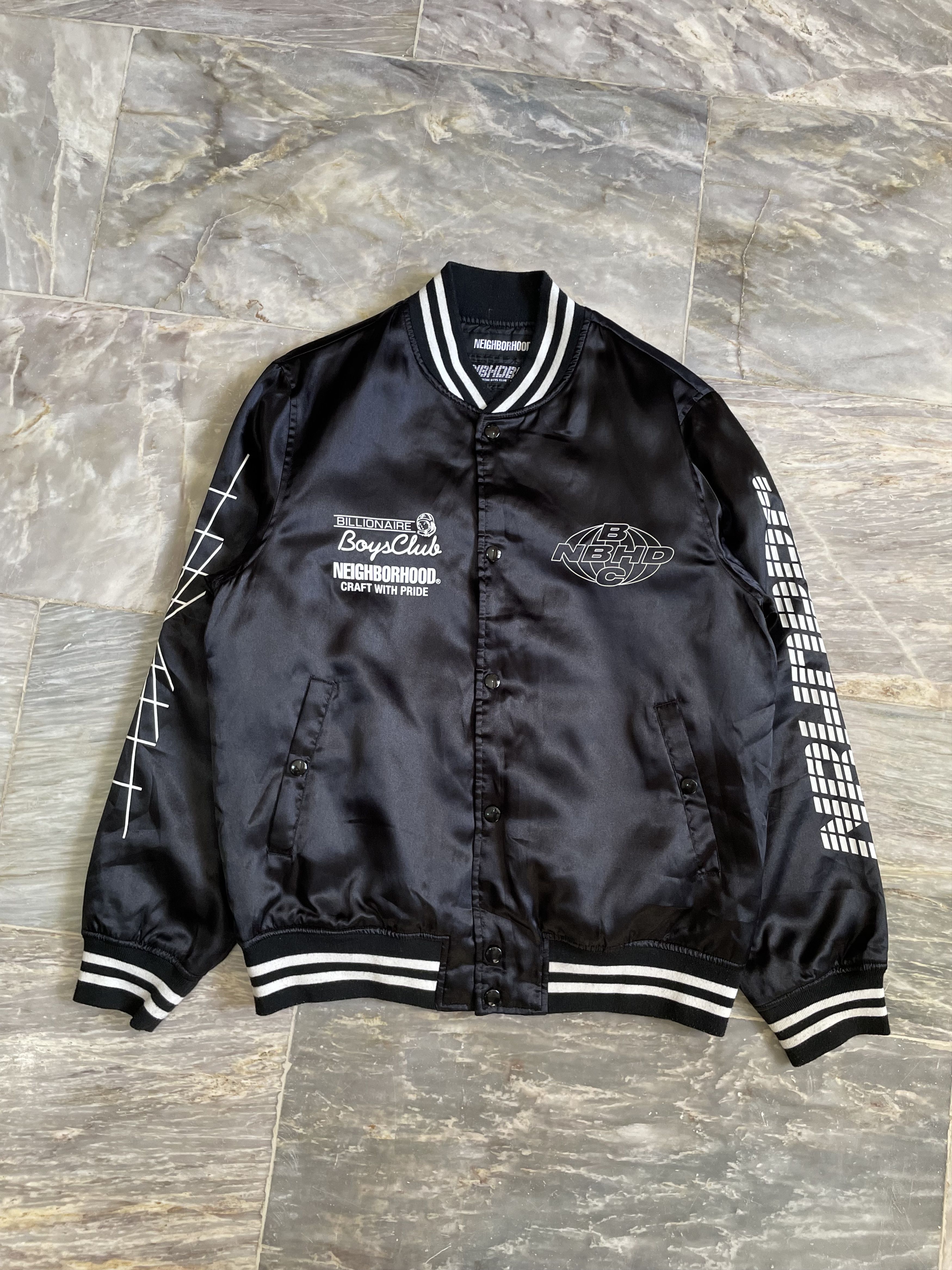 2019 NBHDBBC Satin Baseball Jacket